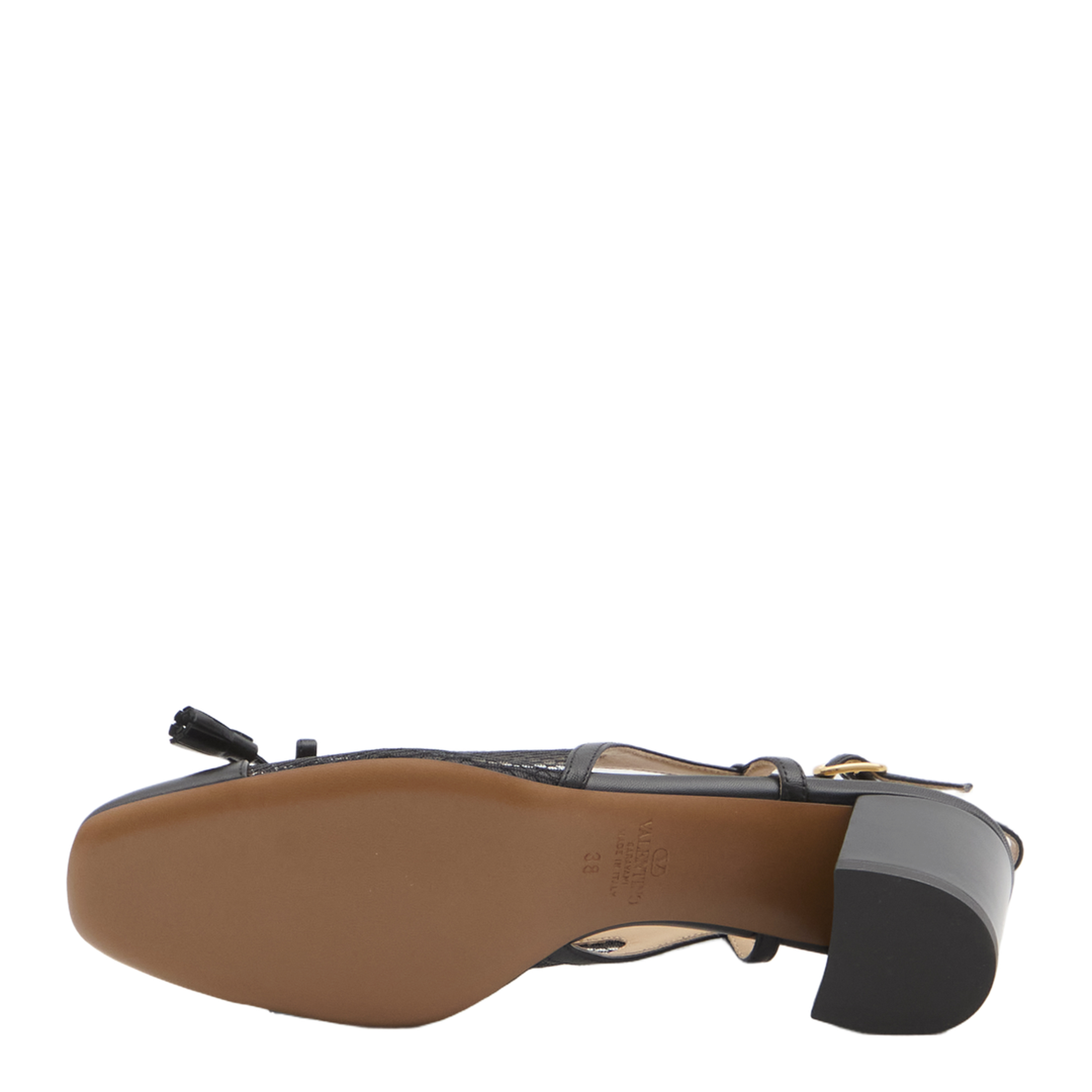 Black Valet Du Roi Slingback Pumps