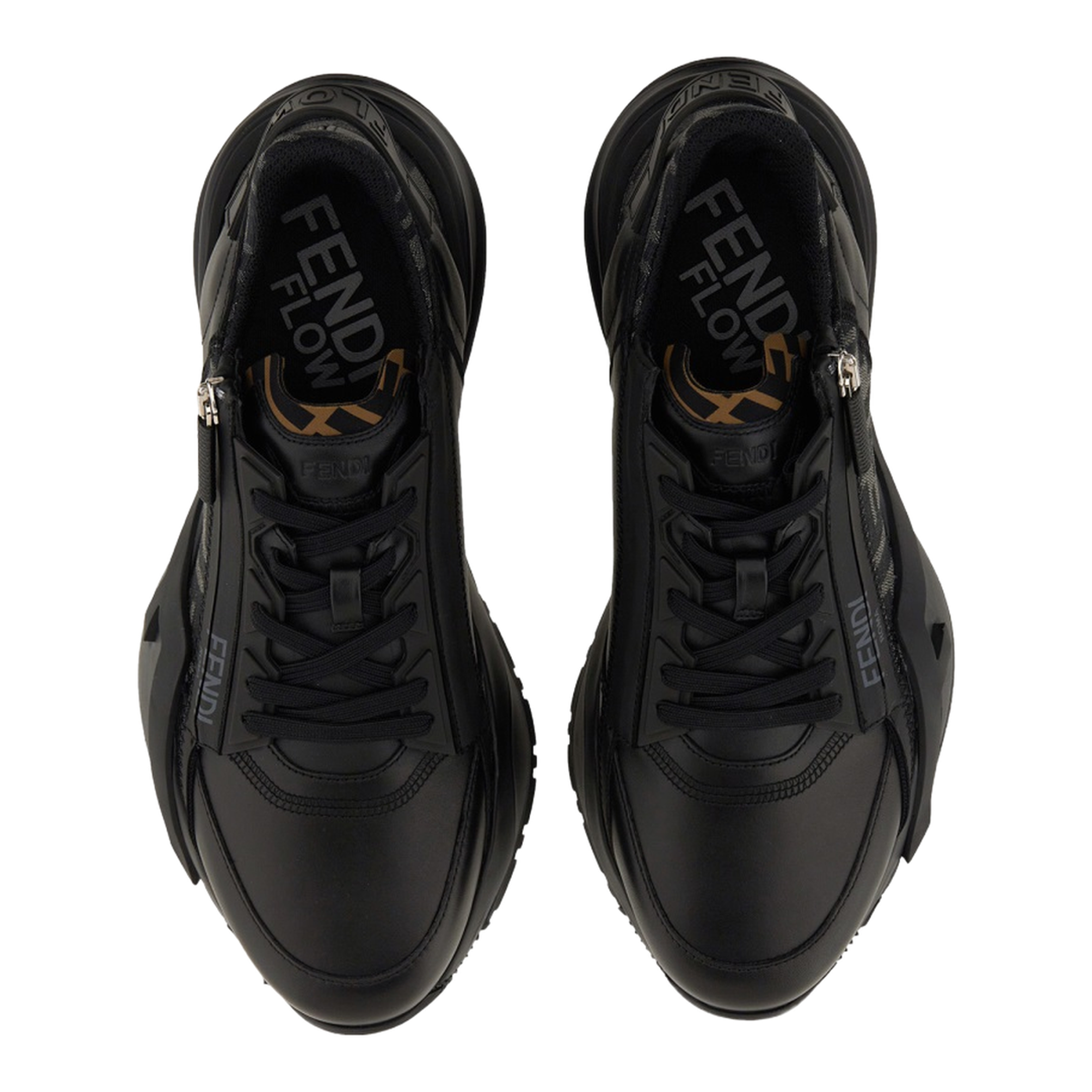 Flow Trainers Leather Black