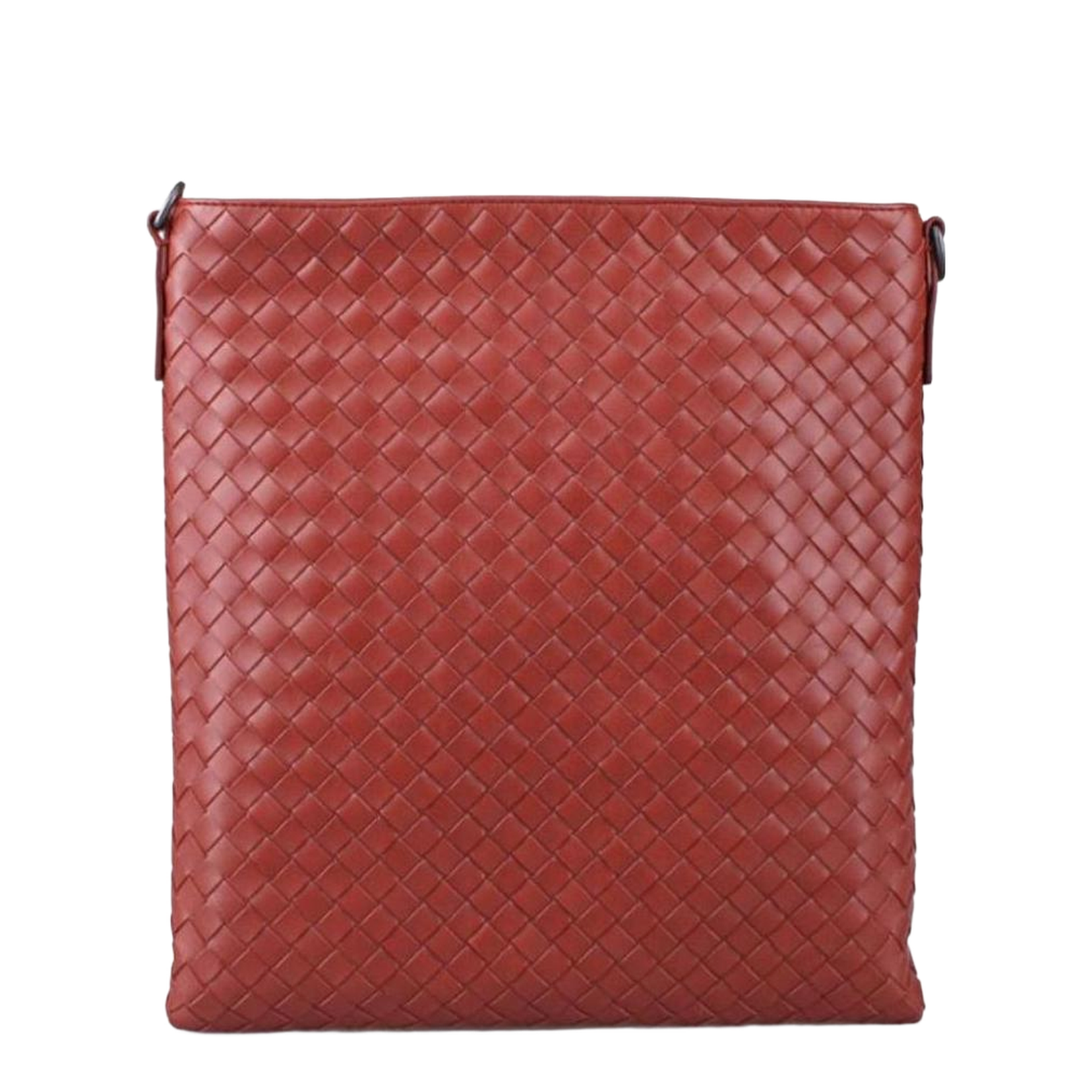 Intrecciato Leather Crossbody Bags - Red
