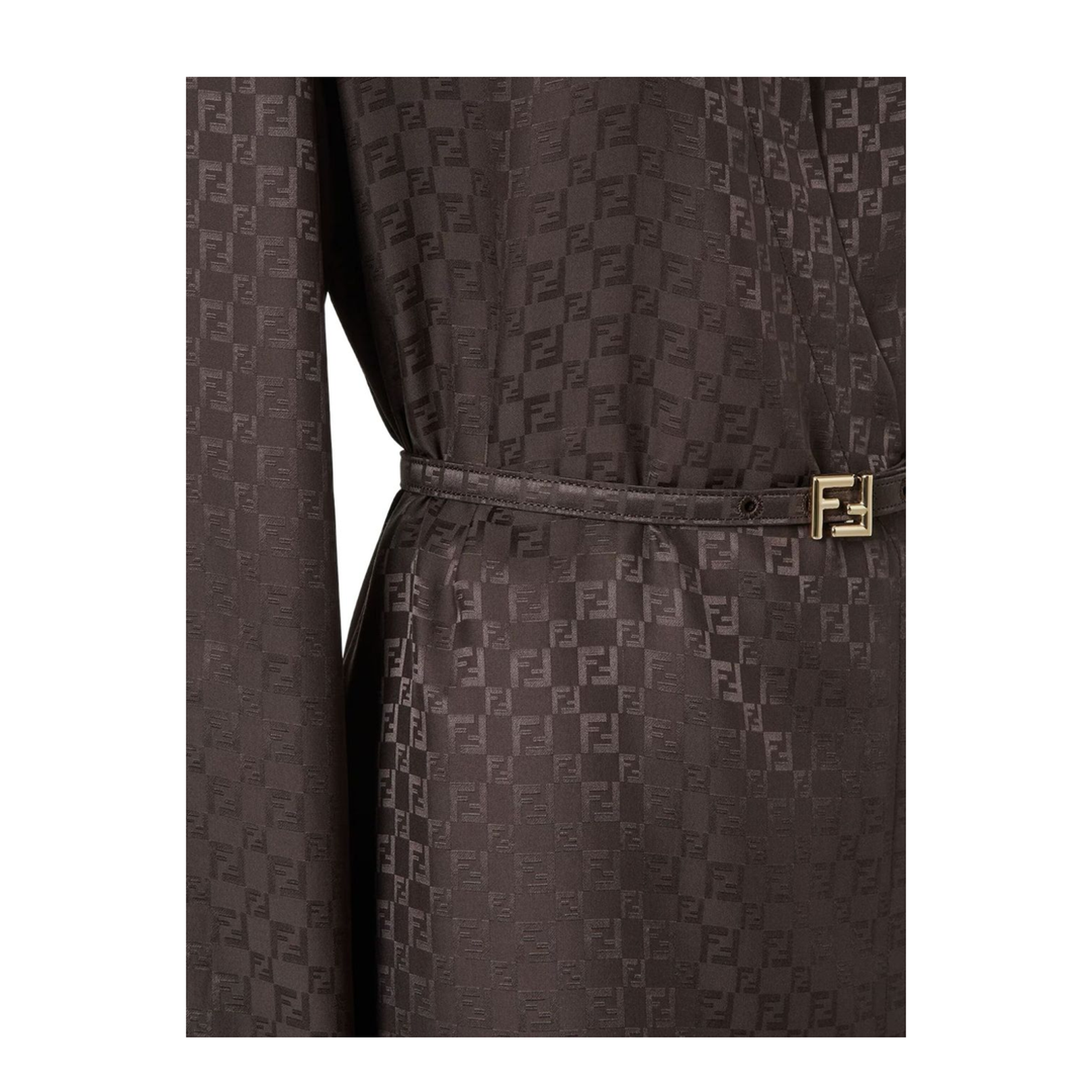 Silk Brown Dress