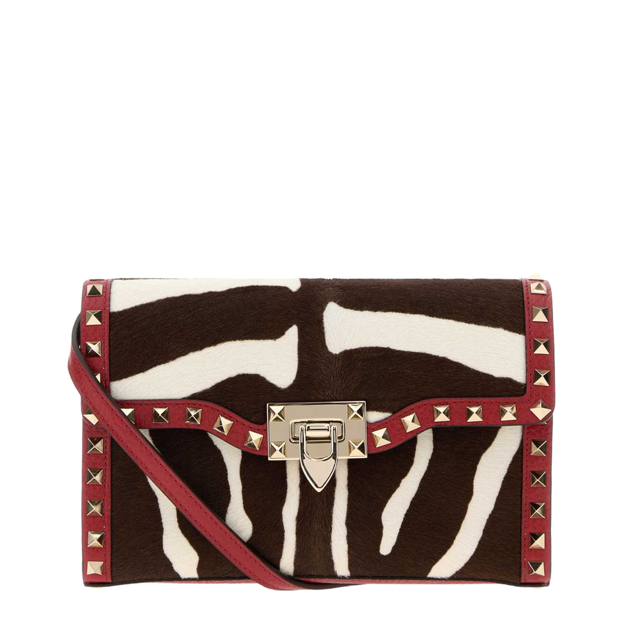 MAYFEYR - Valentino - Printed Calf Hair Rockstud Crossbody Bag - 8W0B0R43AWTAQY