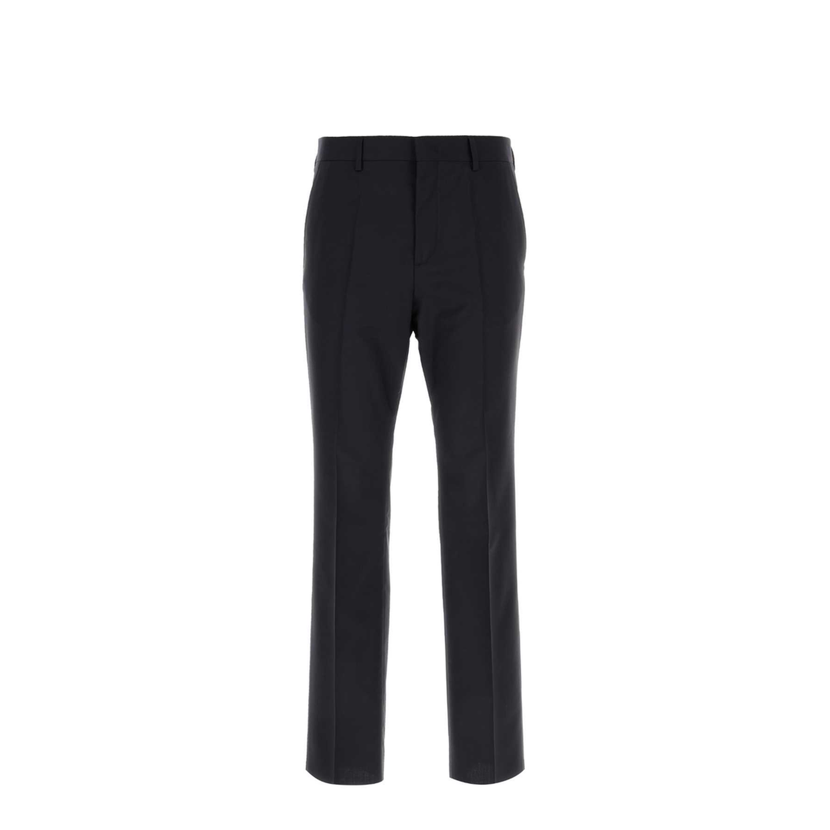 Dark Blue Wool Blend Pant