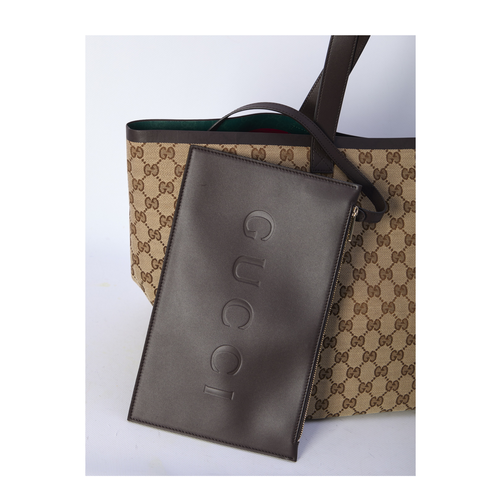 Totissima Large Canvas Reversible Tote - Tan