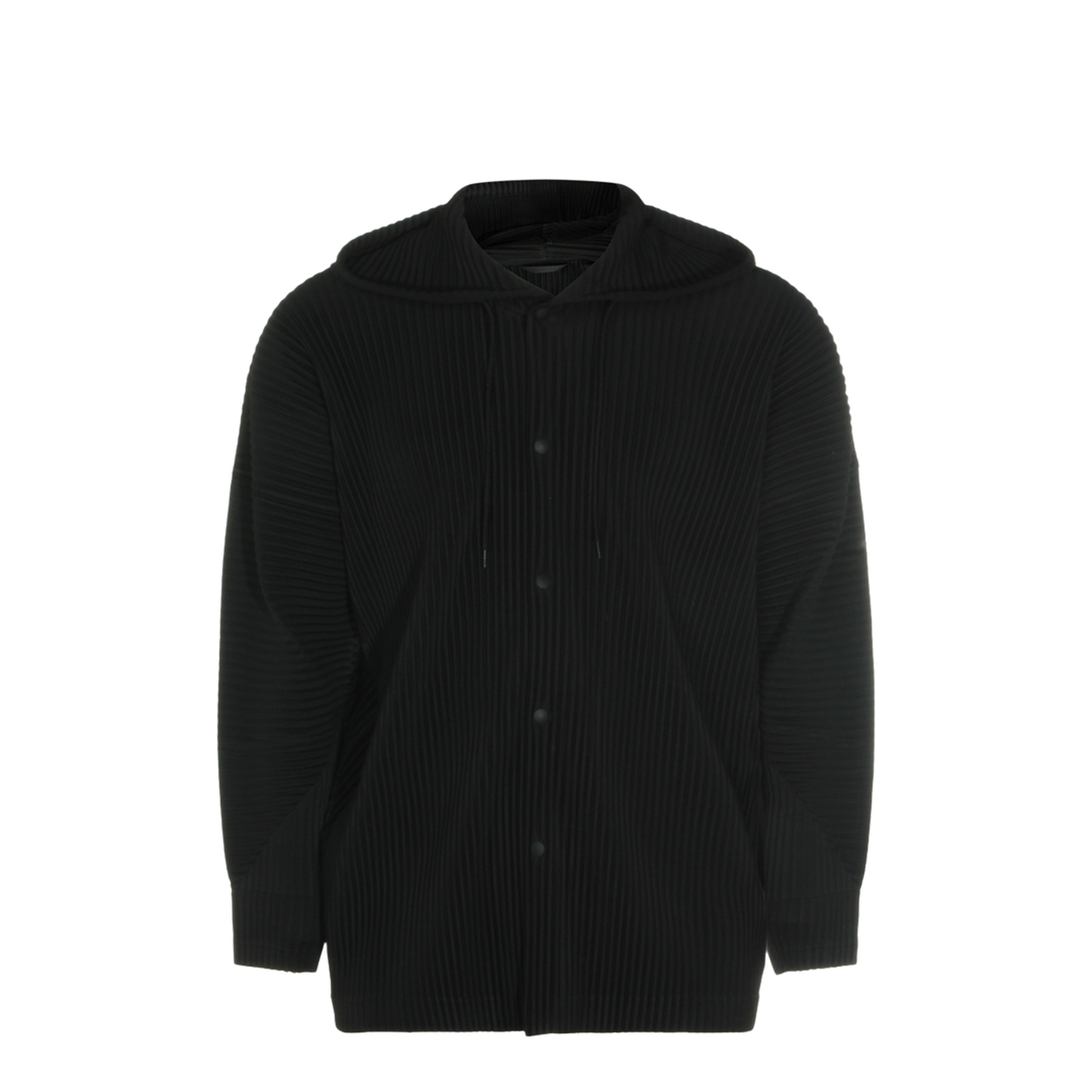 Pleated Sweatshirt with Buttons