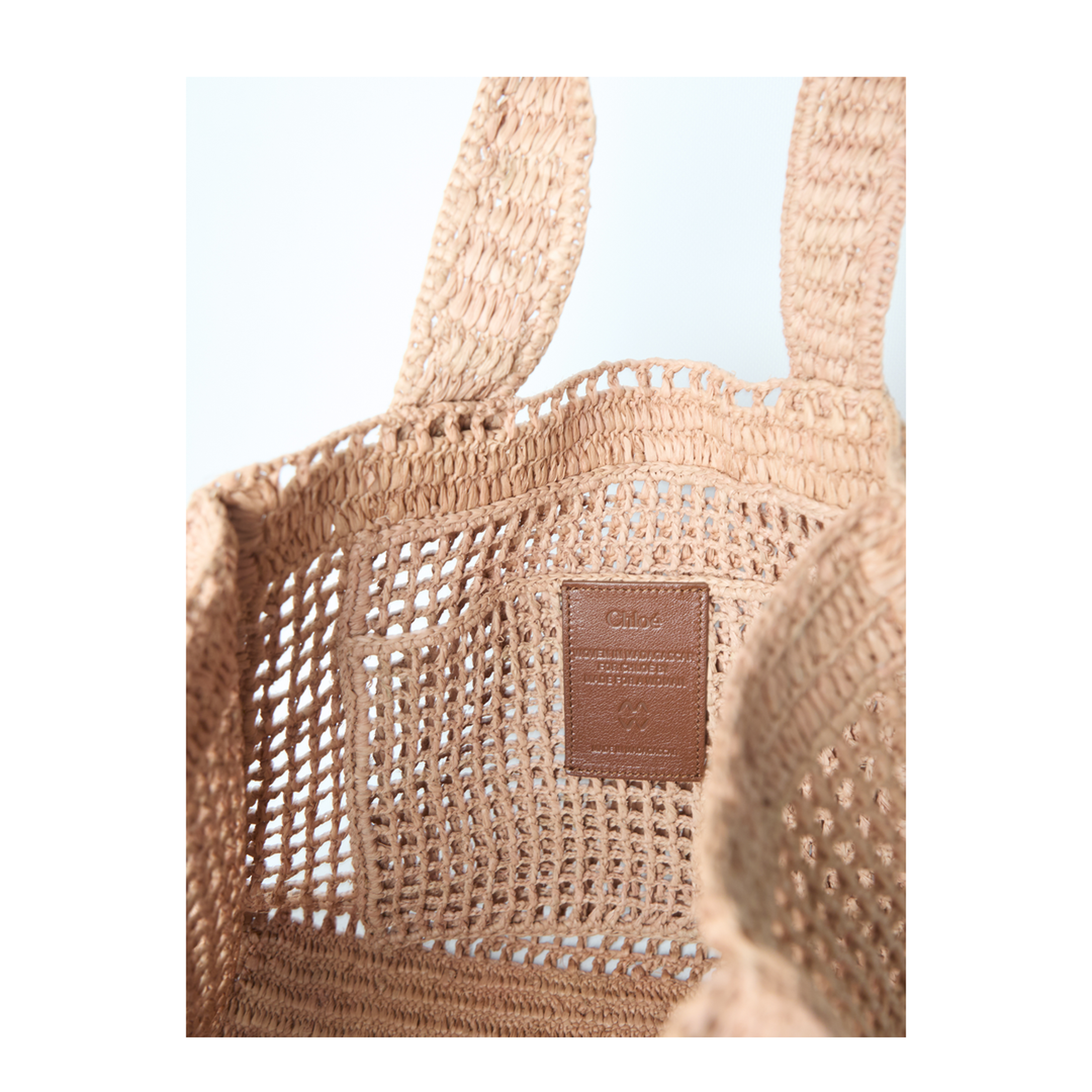 East-West Summer Banana Raffia Tote Bag