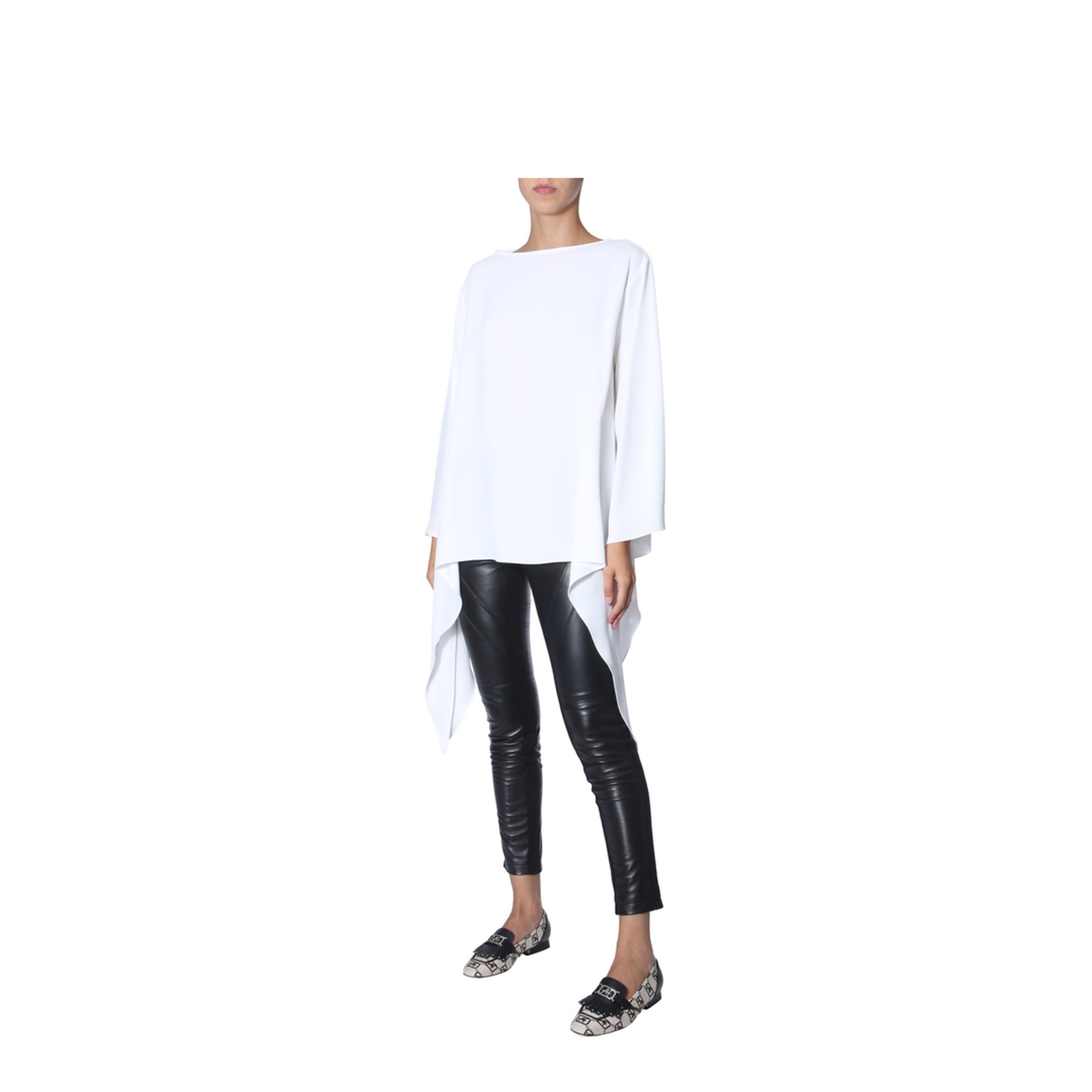 MAYFEYR - ALBERTA FERRETTI - Oversize Fit Blouse - 021066180002