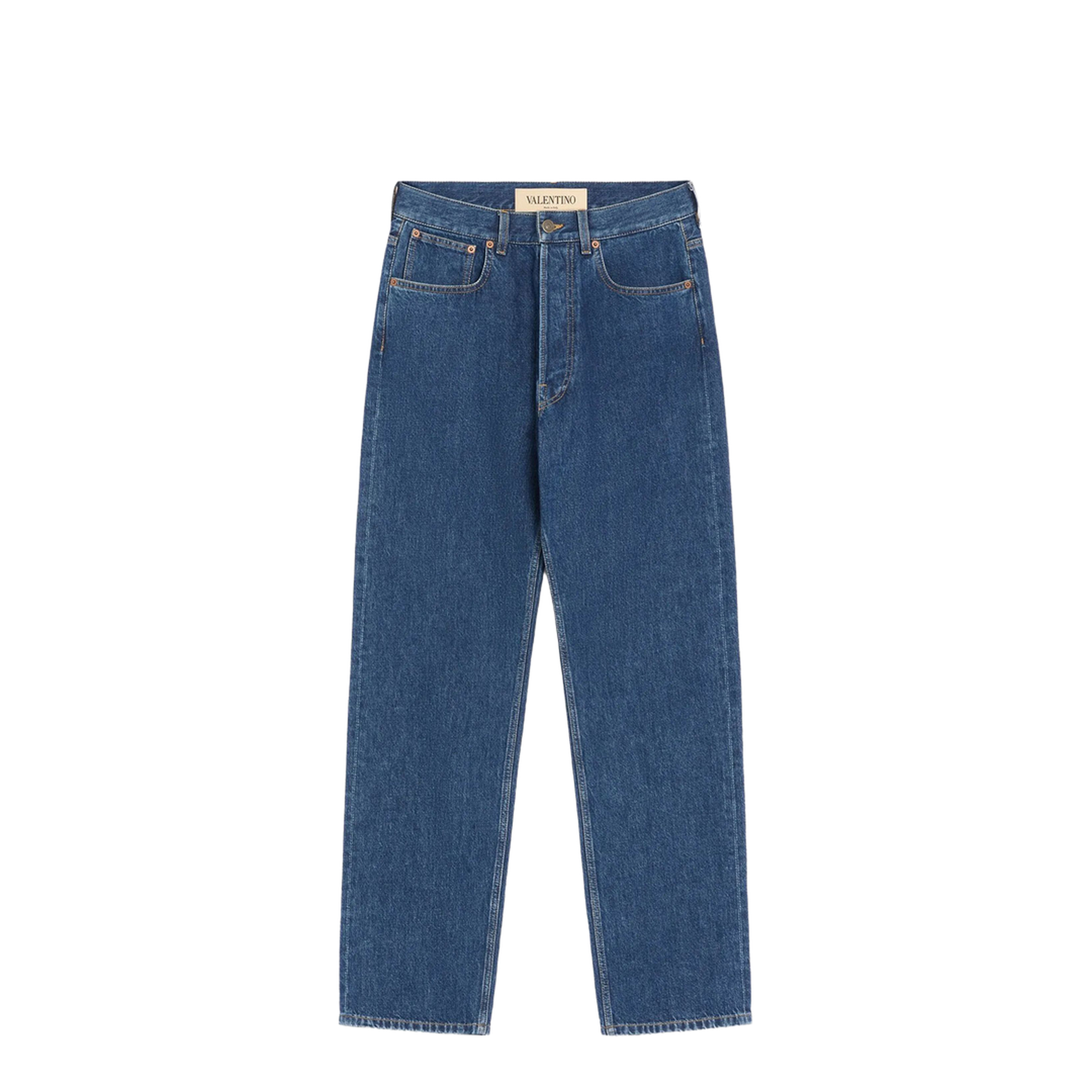 MAYFEYR - Valentino - Denim Trousers With Vgold - VDE15EBKN