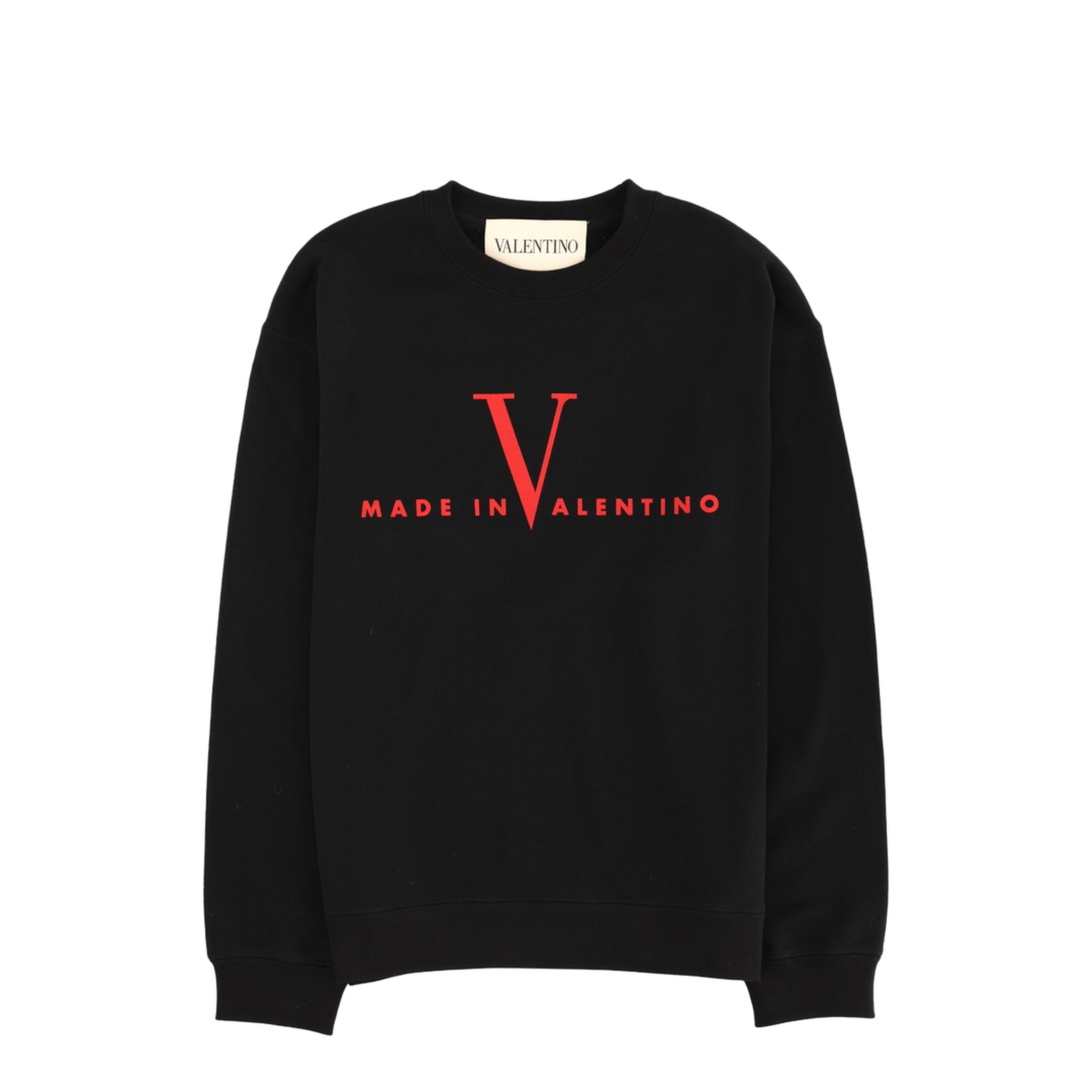 Black Cotton Sweatshirt