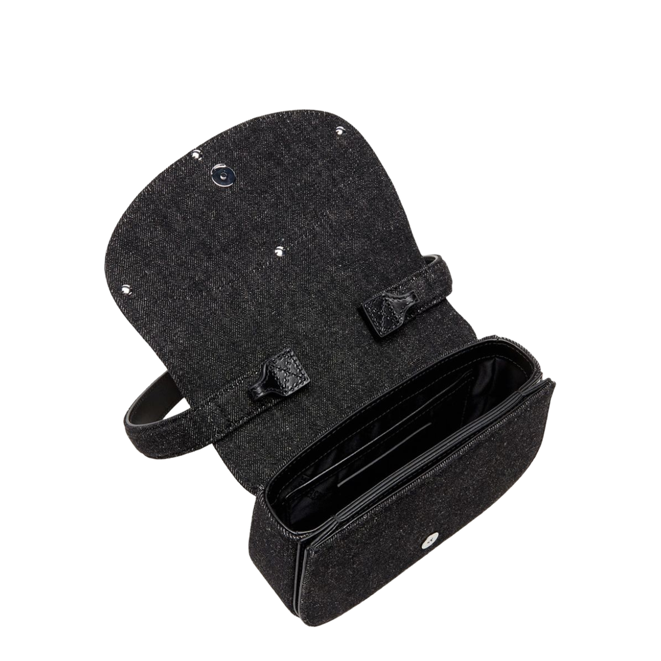 1DR Canvas Shoulder Bag - Black