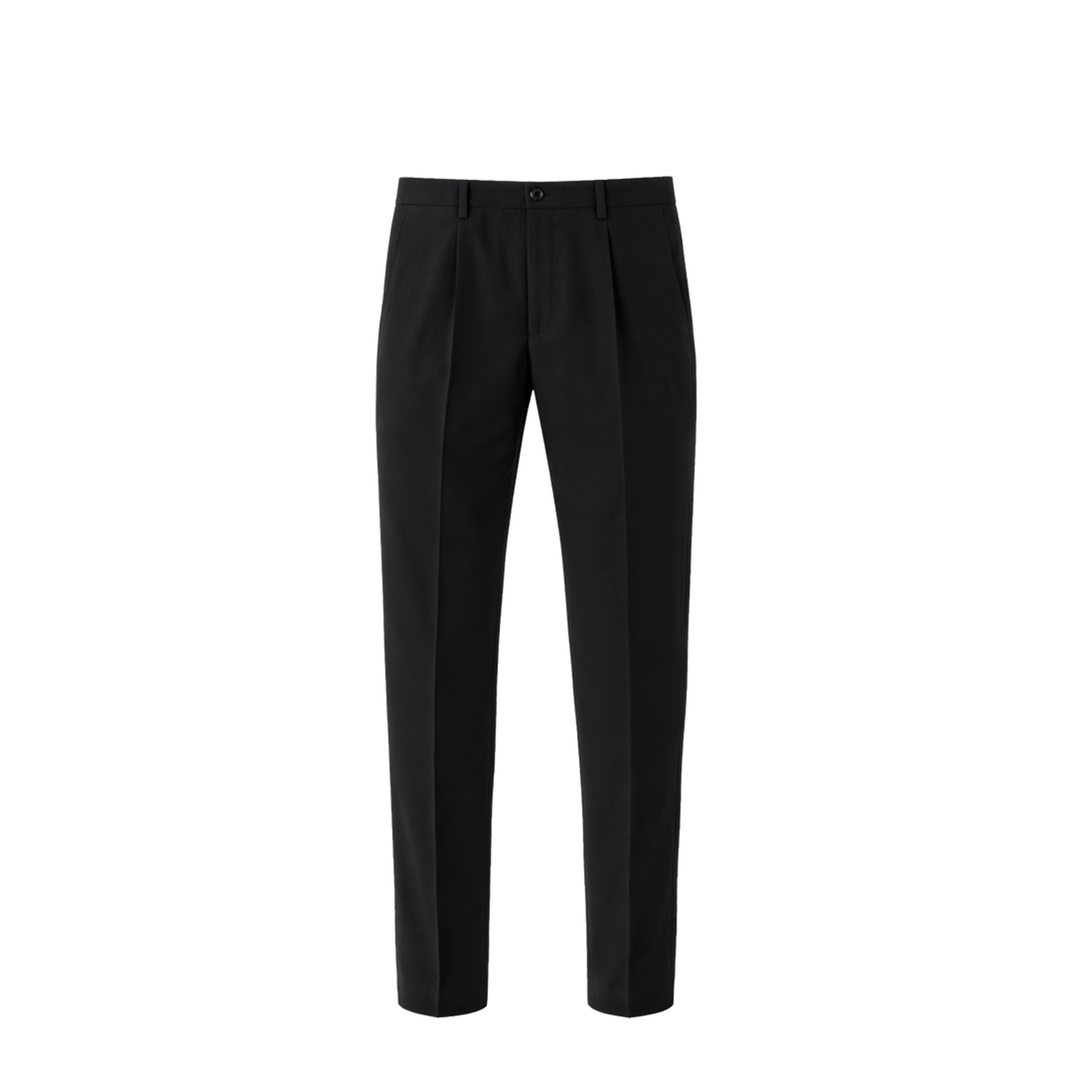 Straight Wool Pants