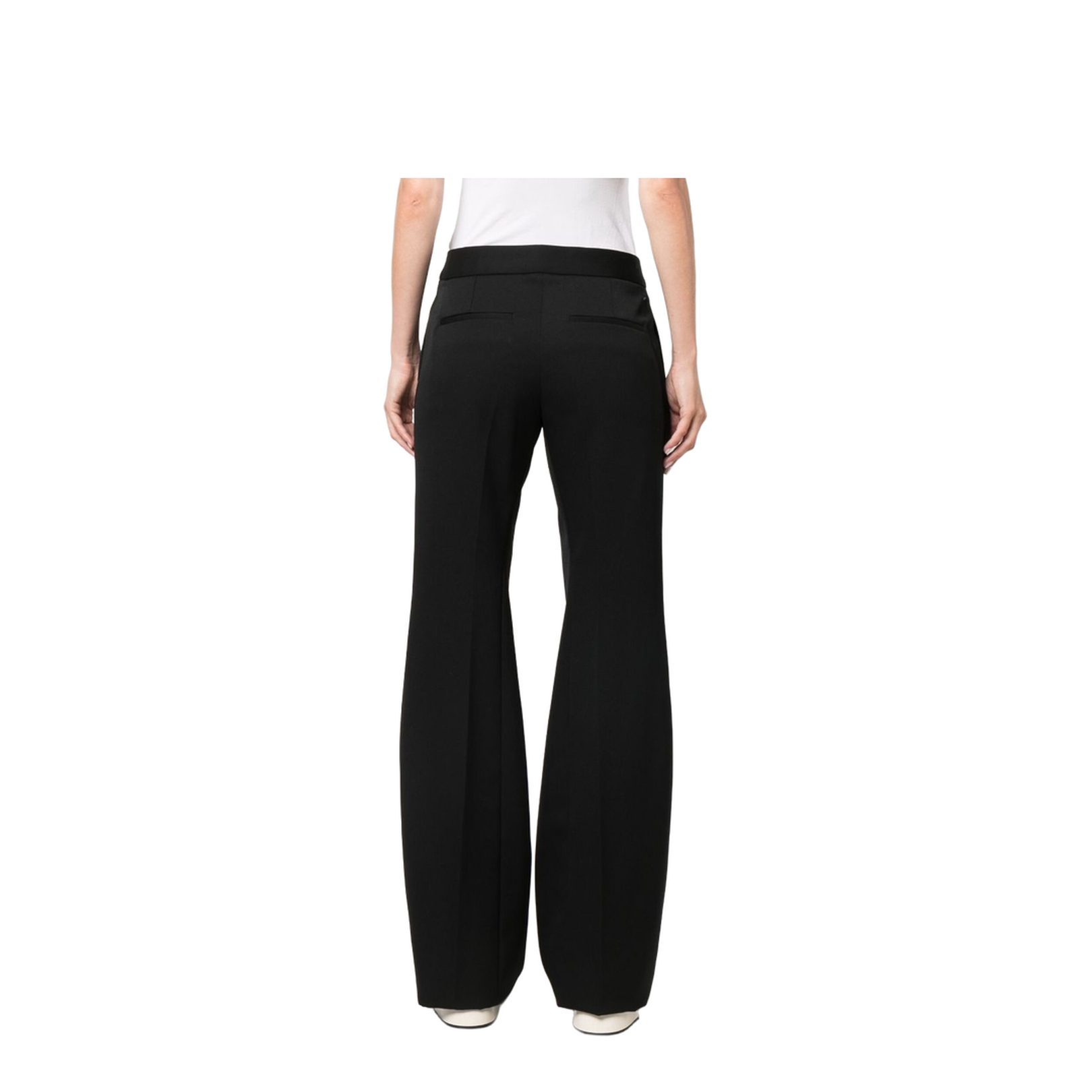 Wool Pleat-Front Trousers