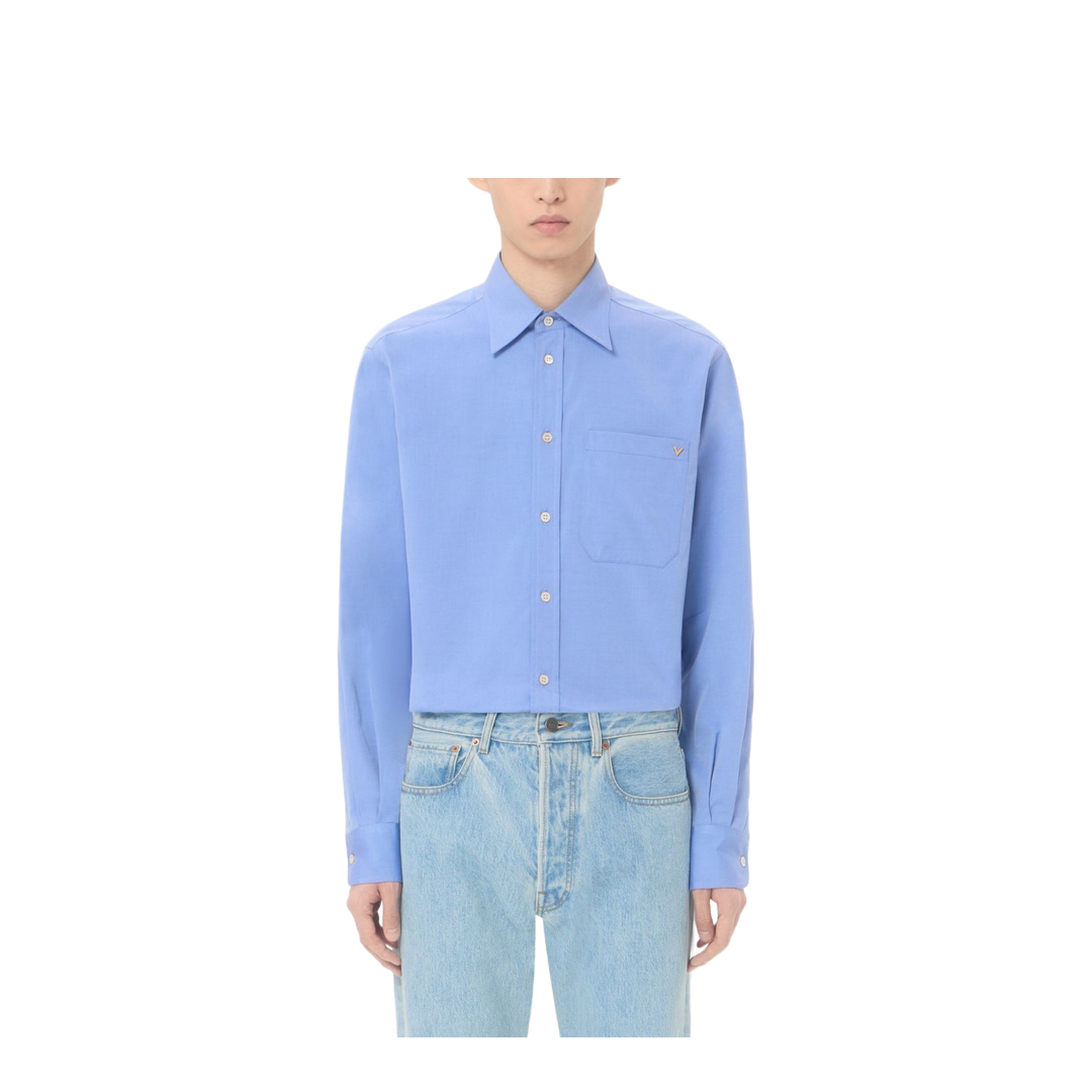 MAYFEYR - Valentino - Shirts Light Blue - VABB84BH20DX