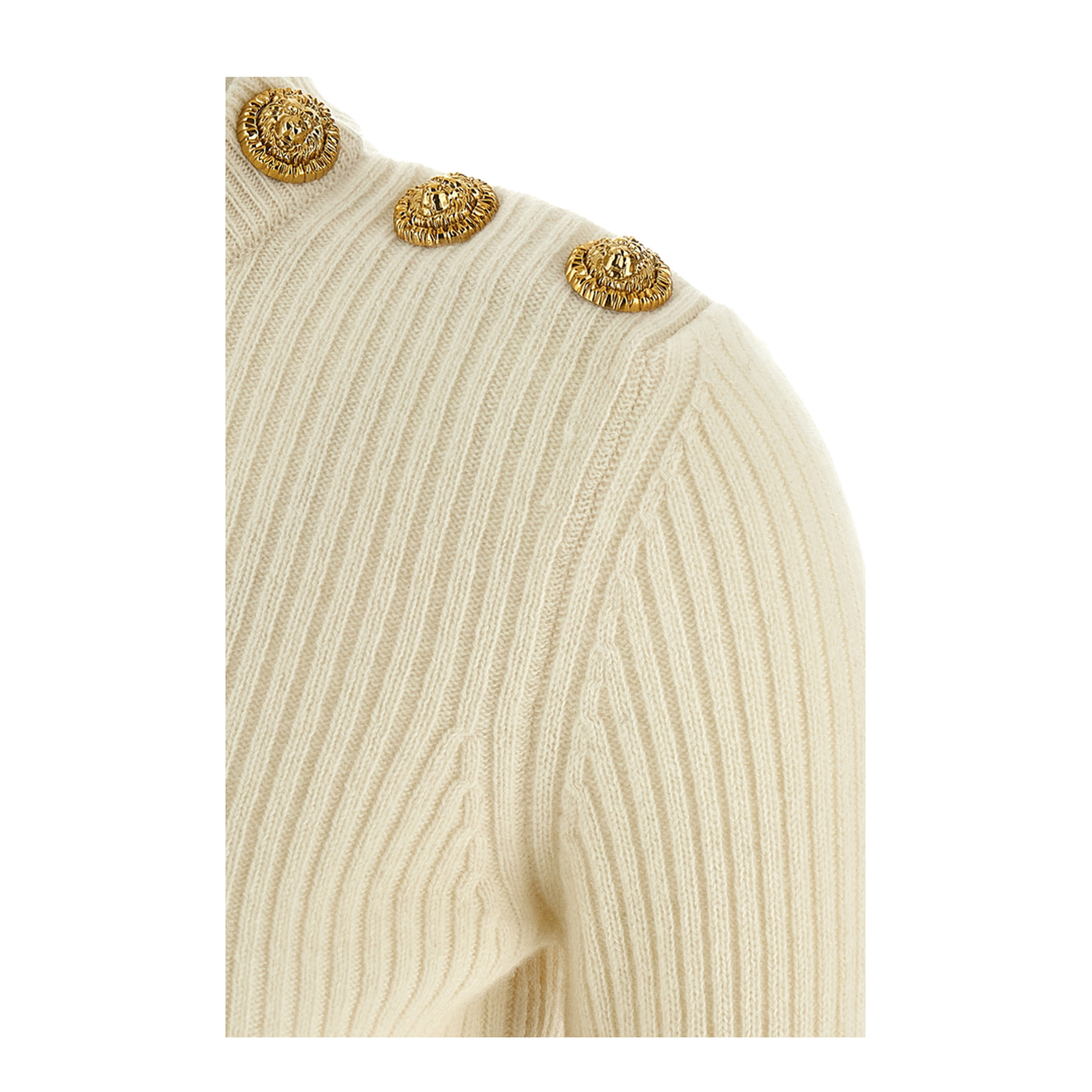 Ribbed Sweater White