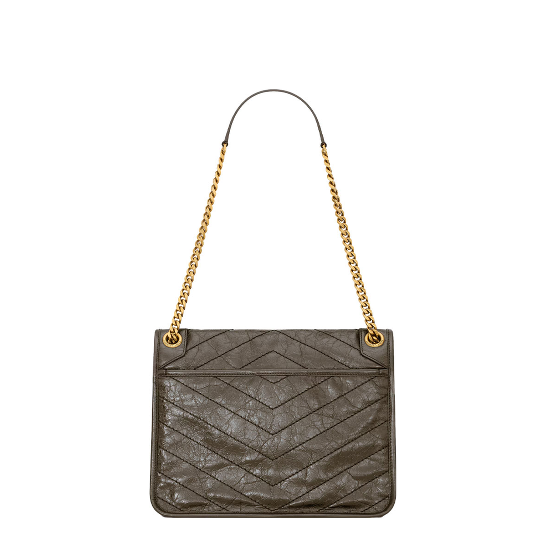 MAYFEYR - SAINT LAURENT PARIS - Niki Medium Soft Bag In Vintage Leather - 6331840EN07