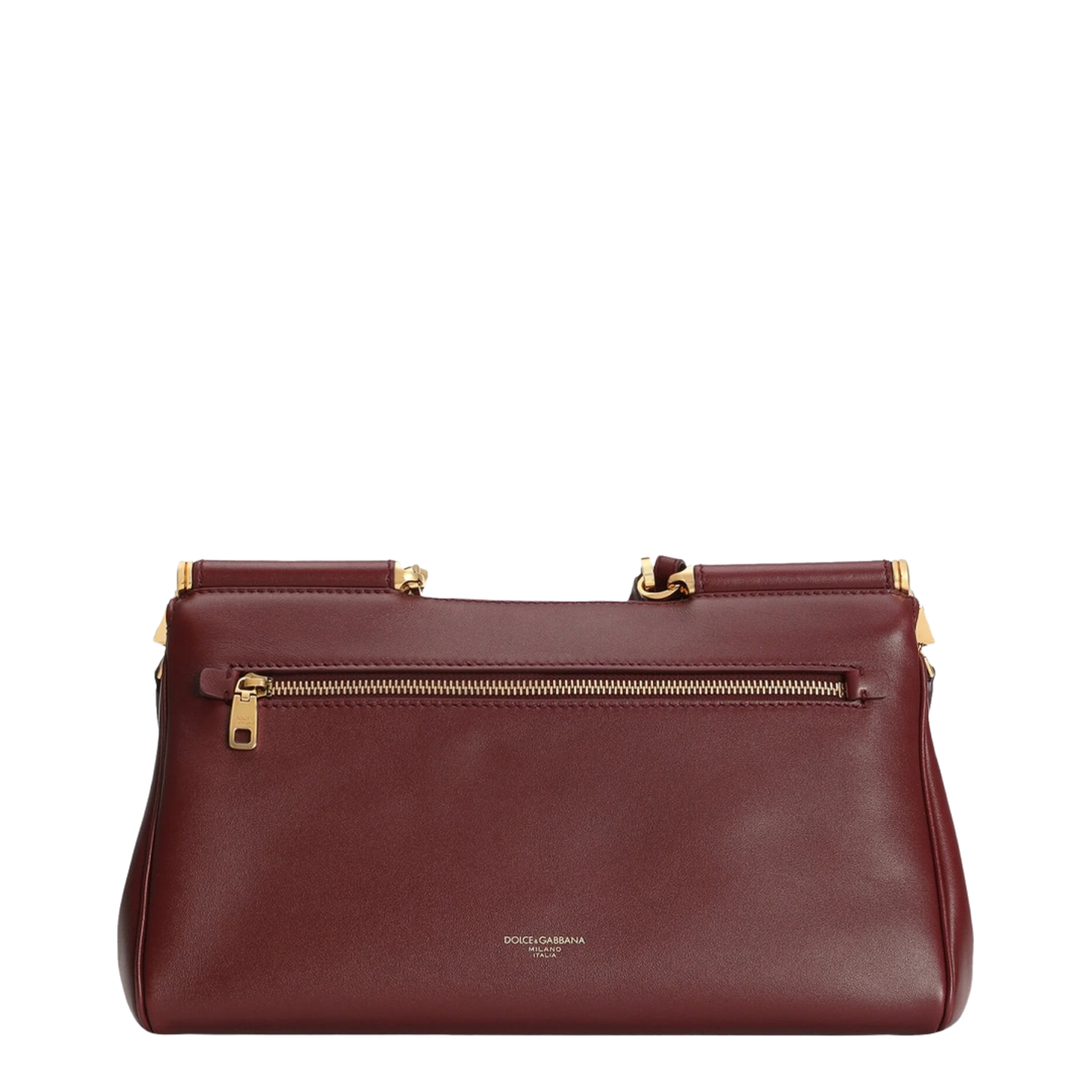 Sicily Handbag in Burgundy Leather