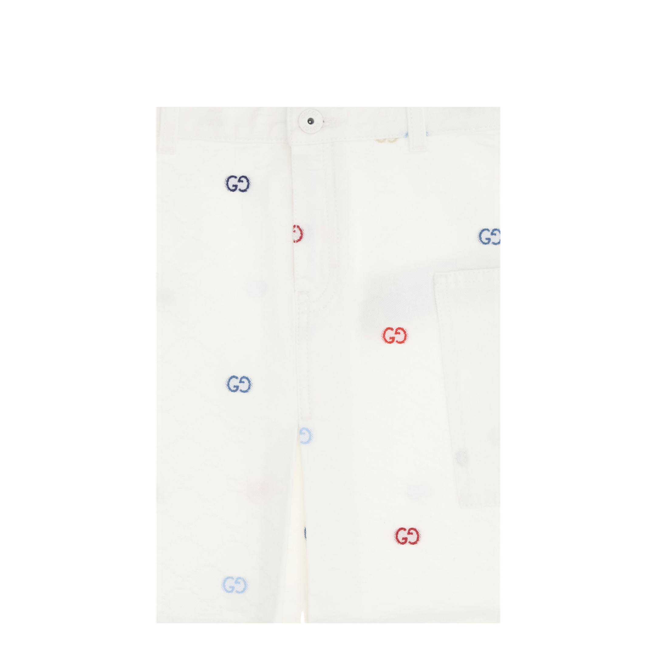 MAYFEYR - Gucci - Cotton Denim Jacquard Skirt - 856226XDDFC