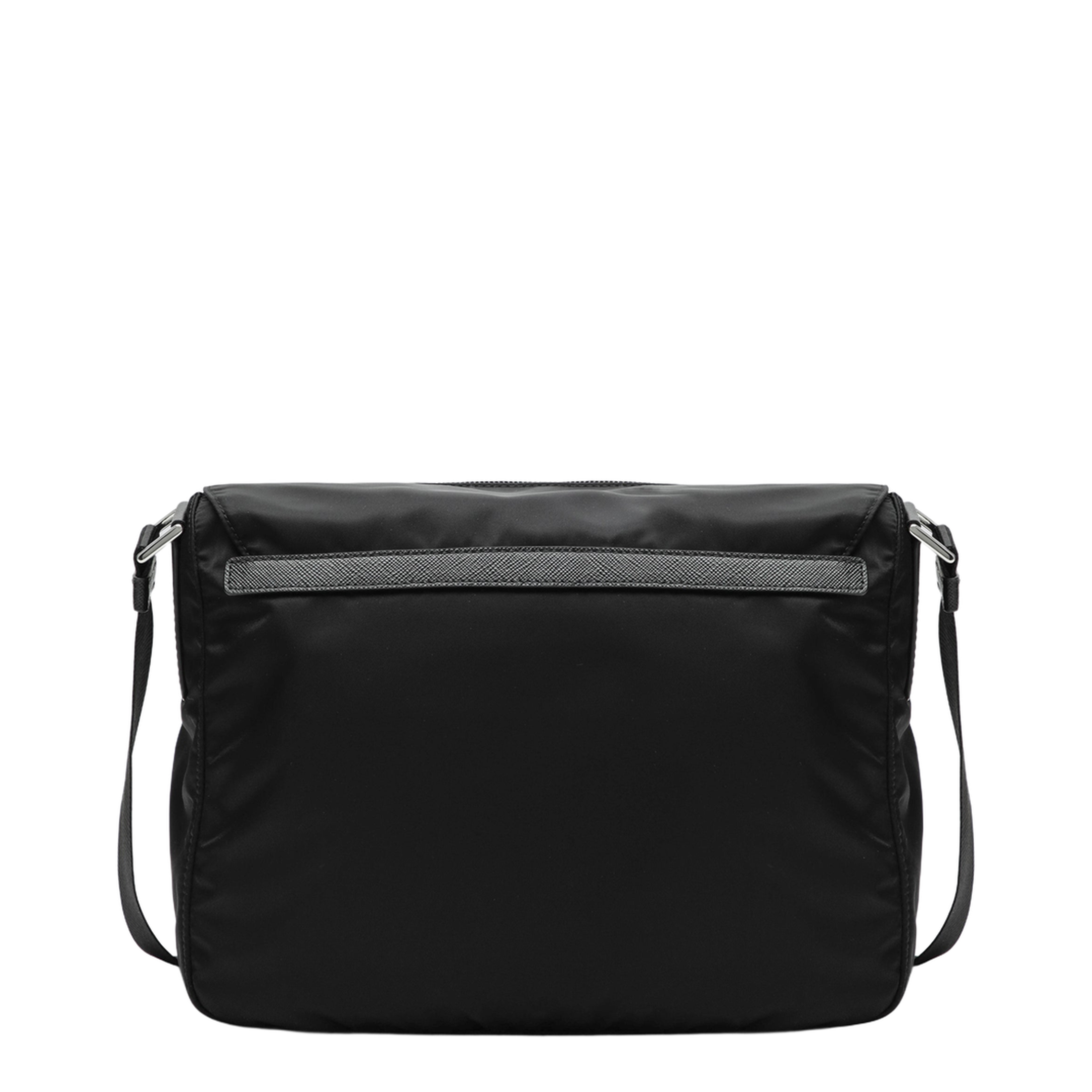 Re-Nylon Medium Nylon Shoulder Bag - Black