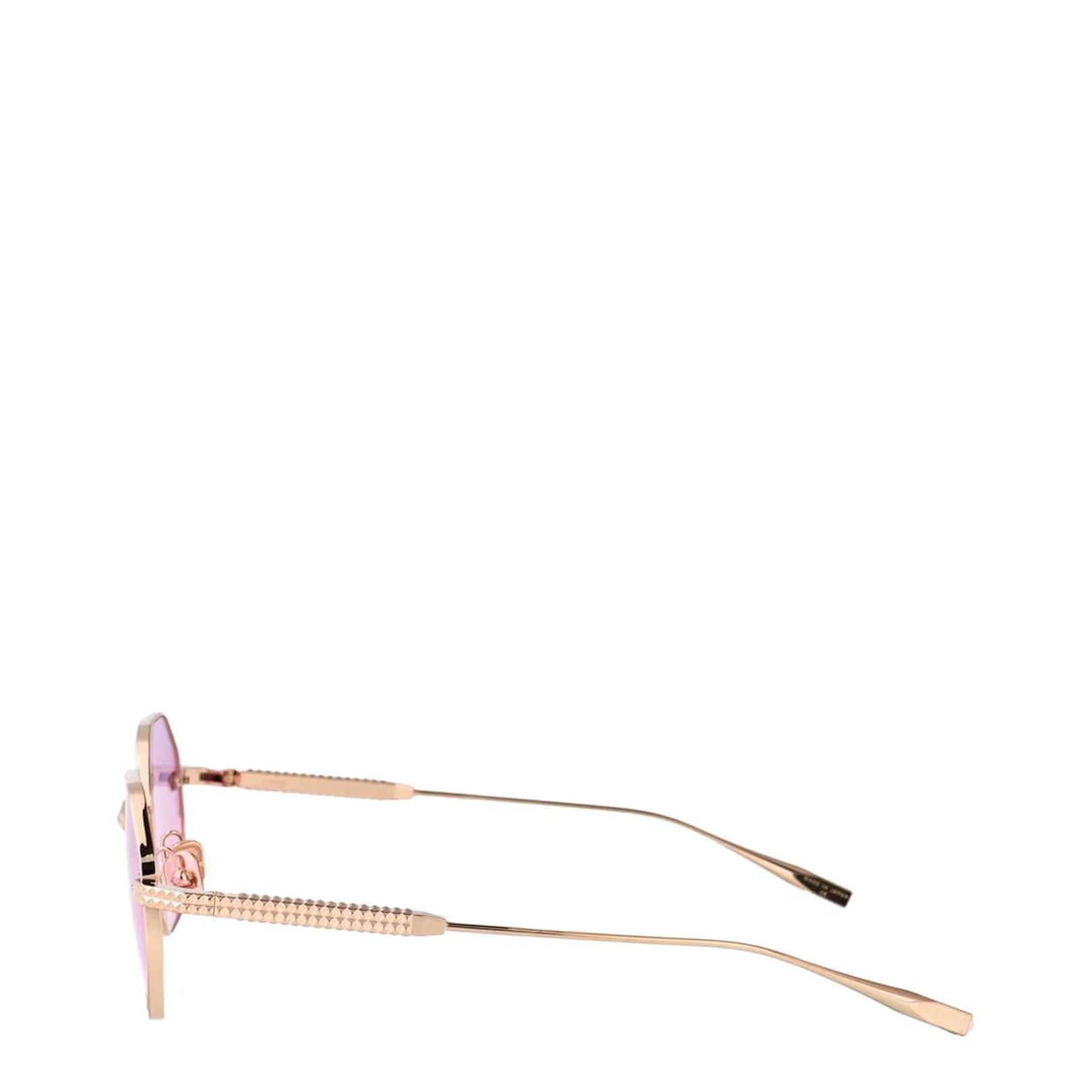 Octagonal Frame Pink Lens Sunglasses