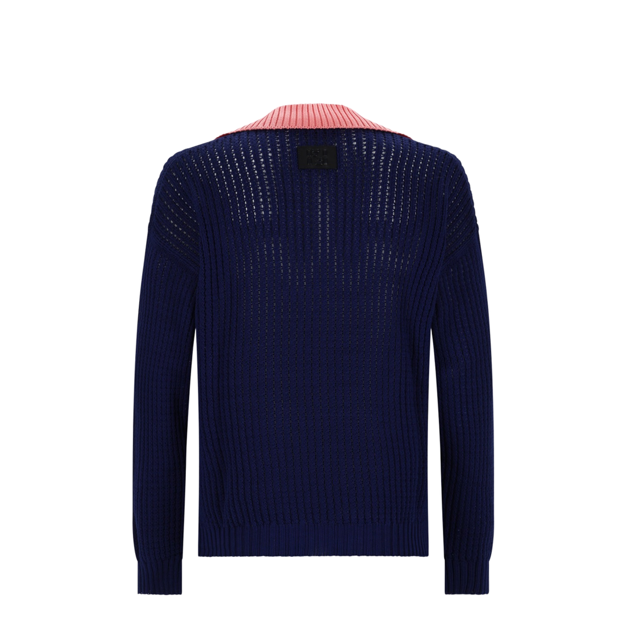 Blue And Pink Cotton Jumper