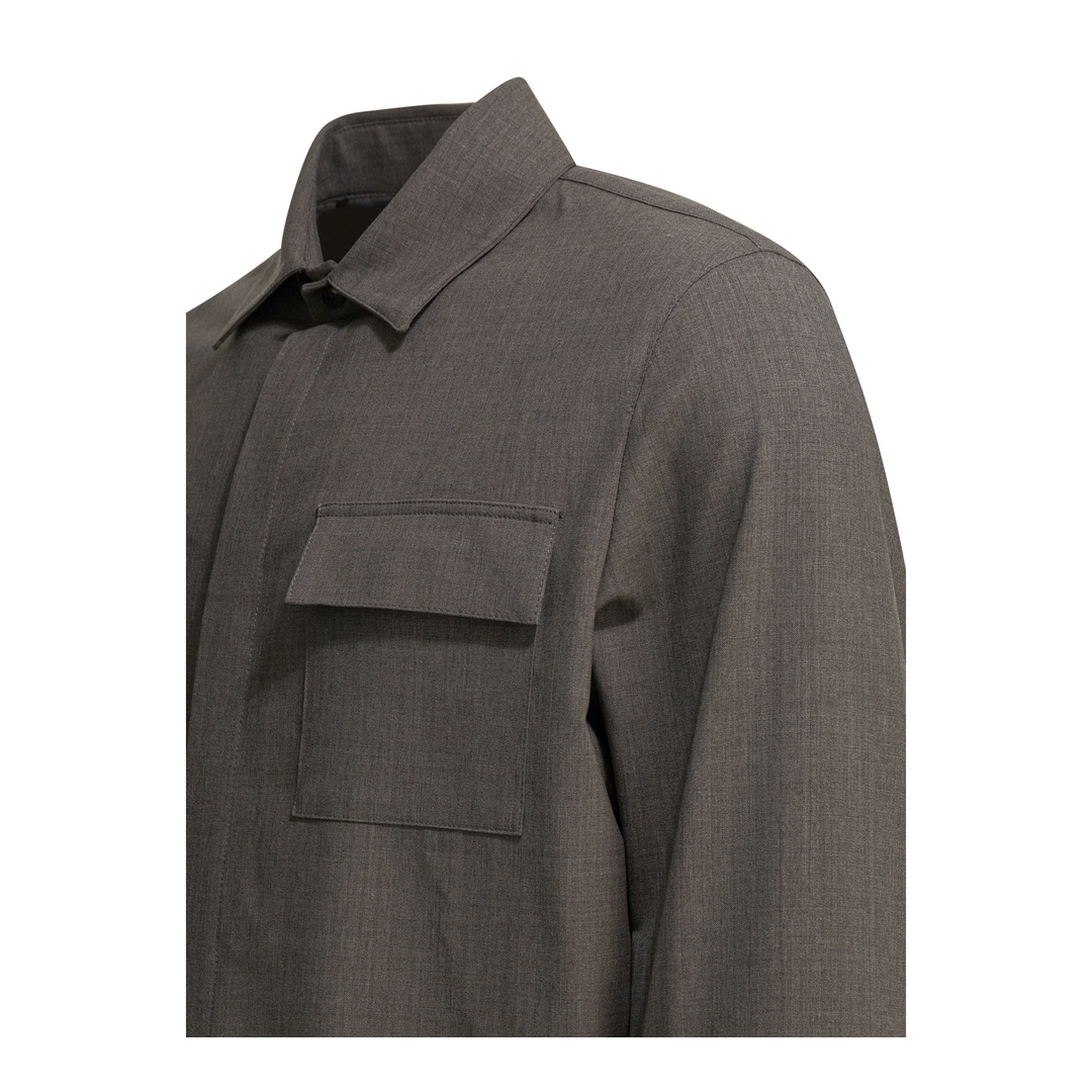 MAYFEYR - Herno - Wool Overshirt Jacket - CM000022U334882600
