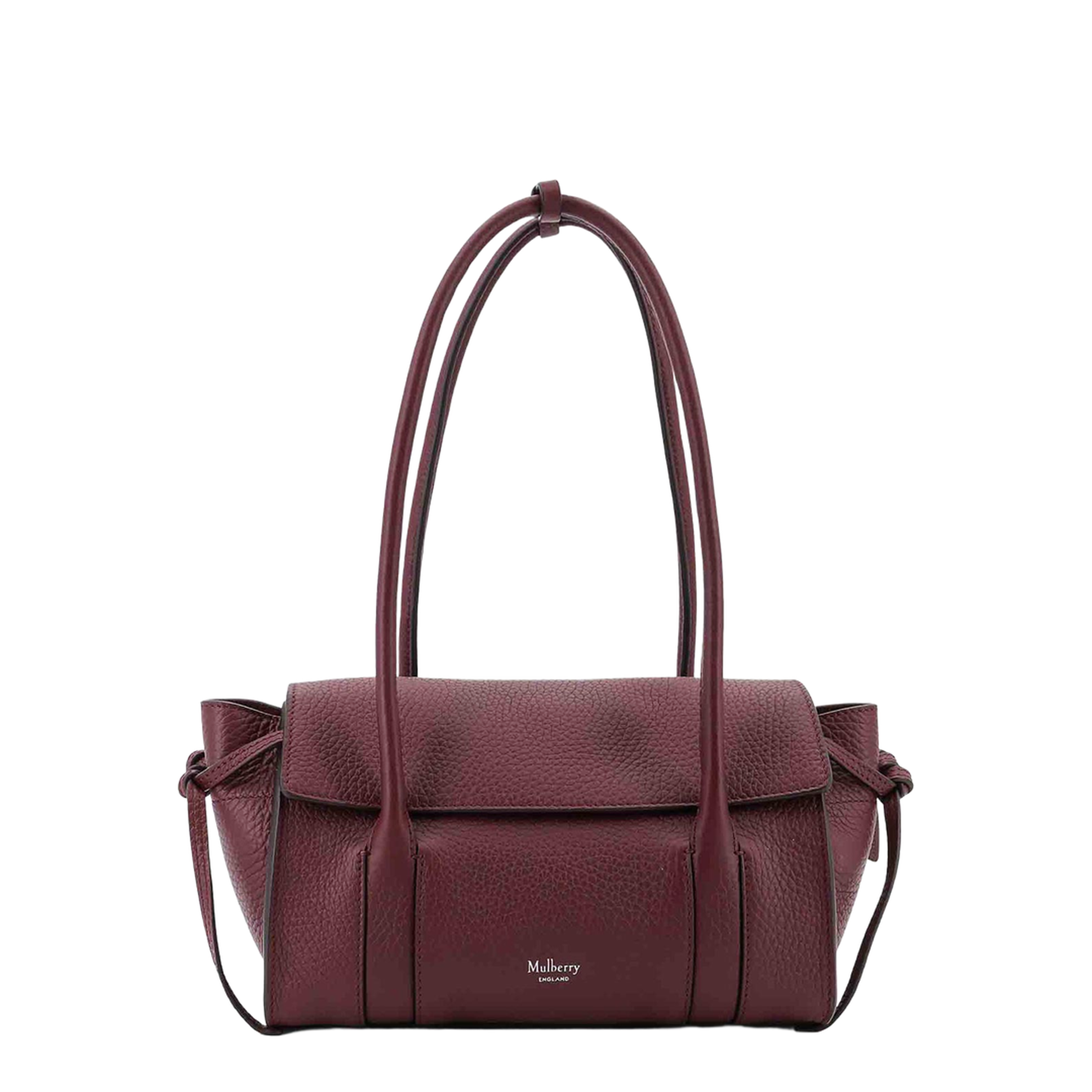 Leather Shoulder Bag With Logo