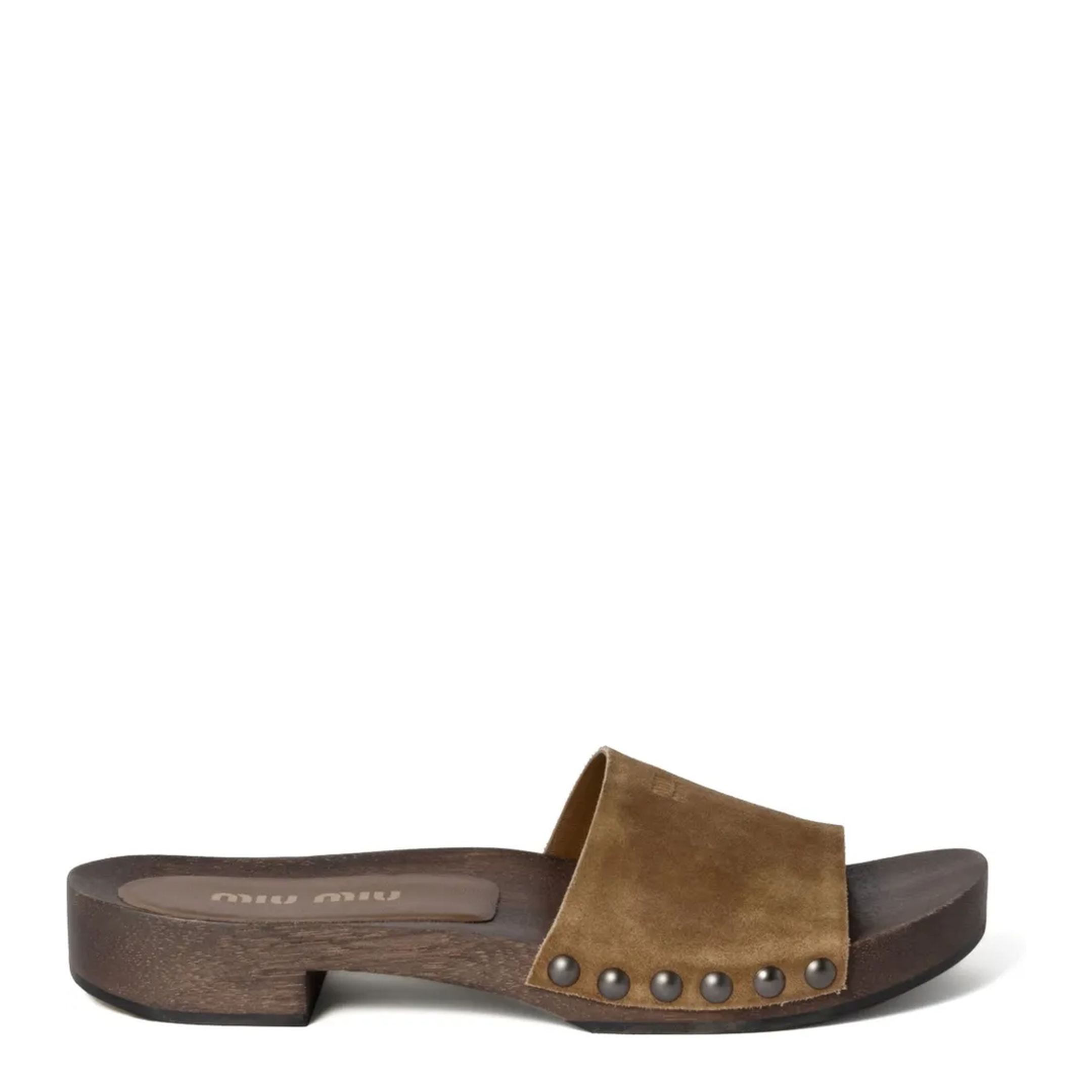 MAYFEYR - Miu Miu - Zoccoli Scamosciato Delave' - 5Z425EFA030Z5OF0401