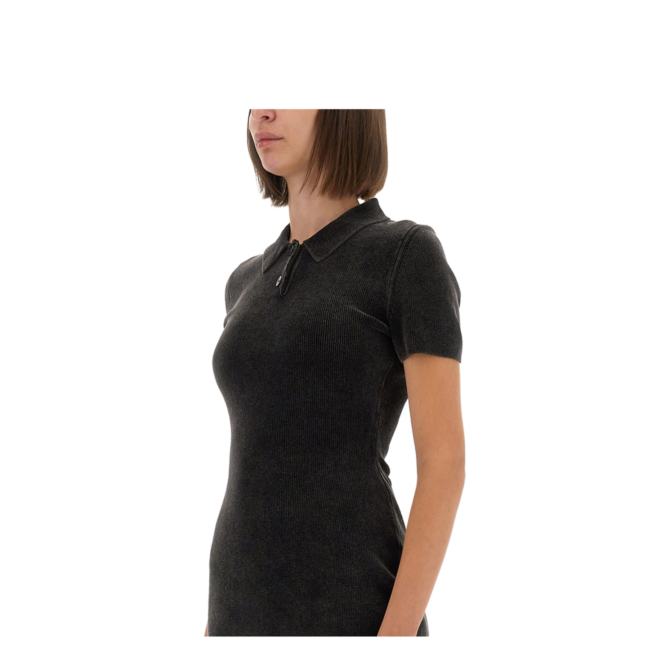 MAYFEYR - Alexander Wang - Mini Dress With Polo Collar - 1KC3256066011