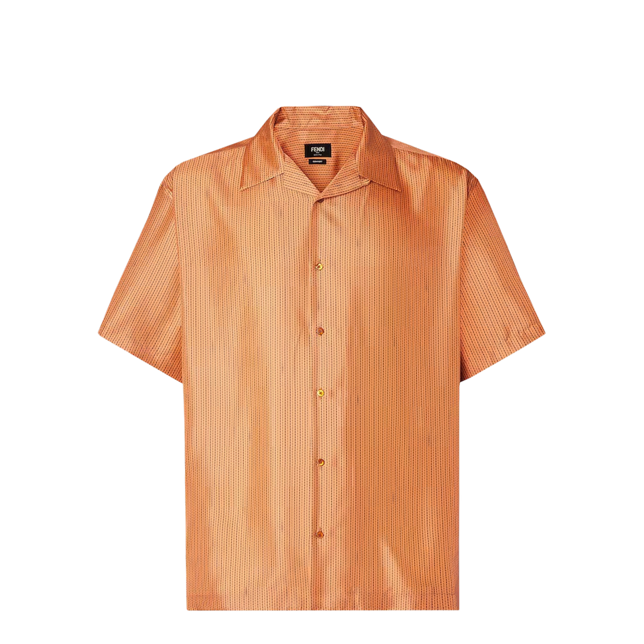 MAYFEYR - Fendi - Orange Silk Shirt - FS1324B15UF0LQ8