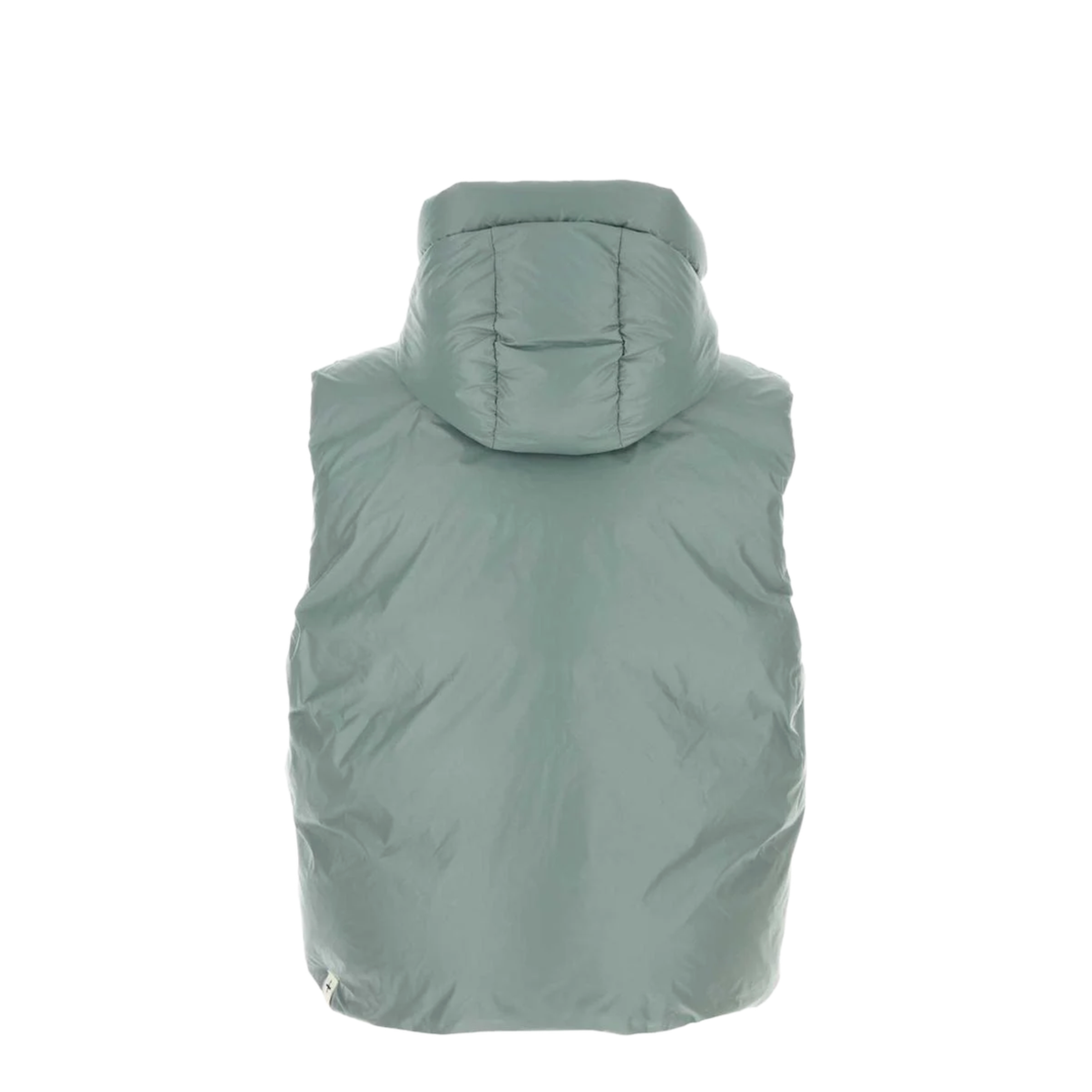 Powder Light Blue Sleeveless Down Jacket