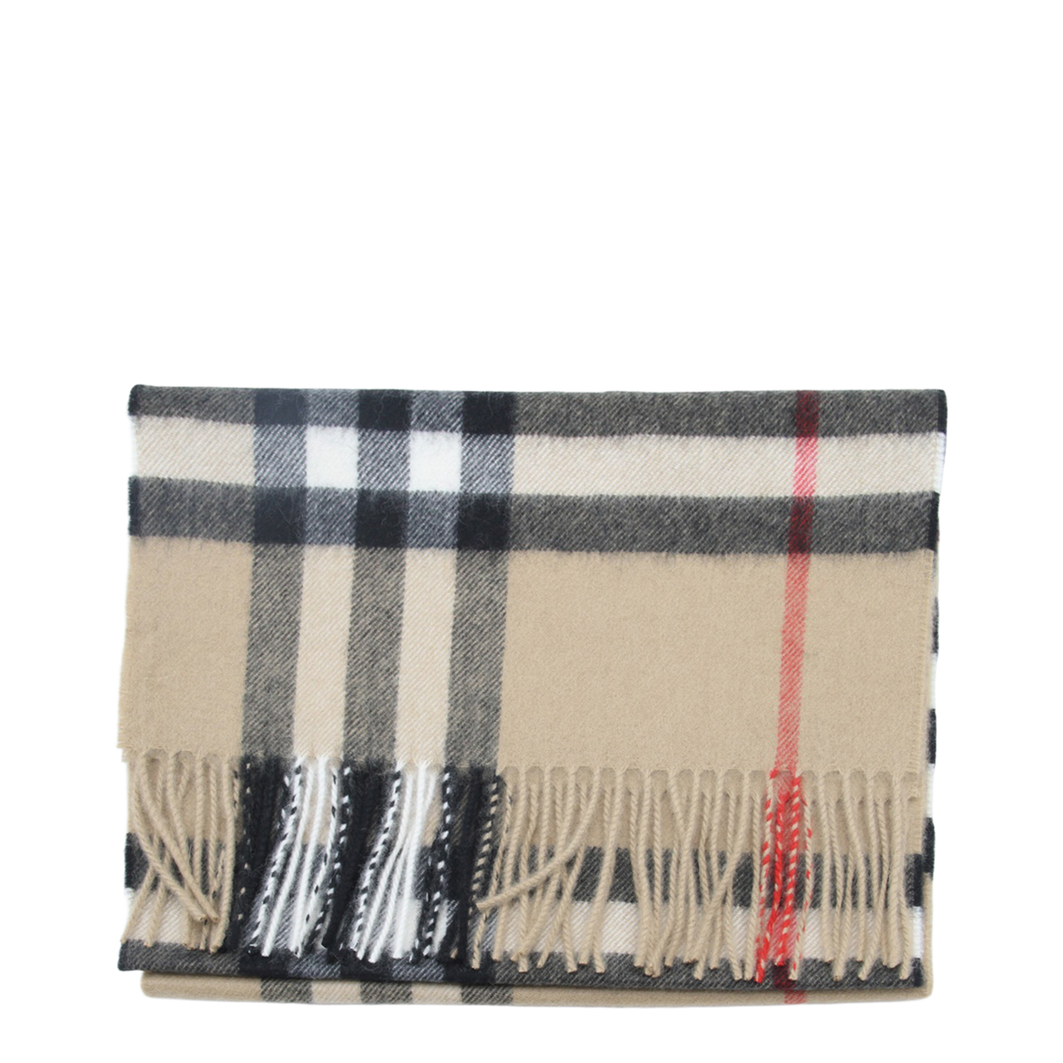 Cashmere Check Scarf