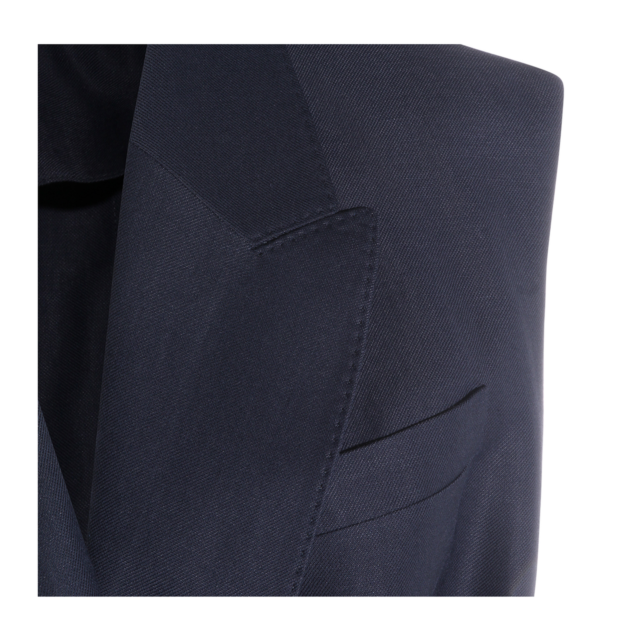 Sleeveless Belted Blazer - Blue