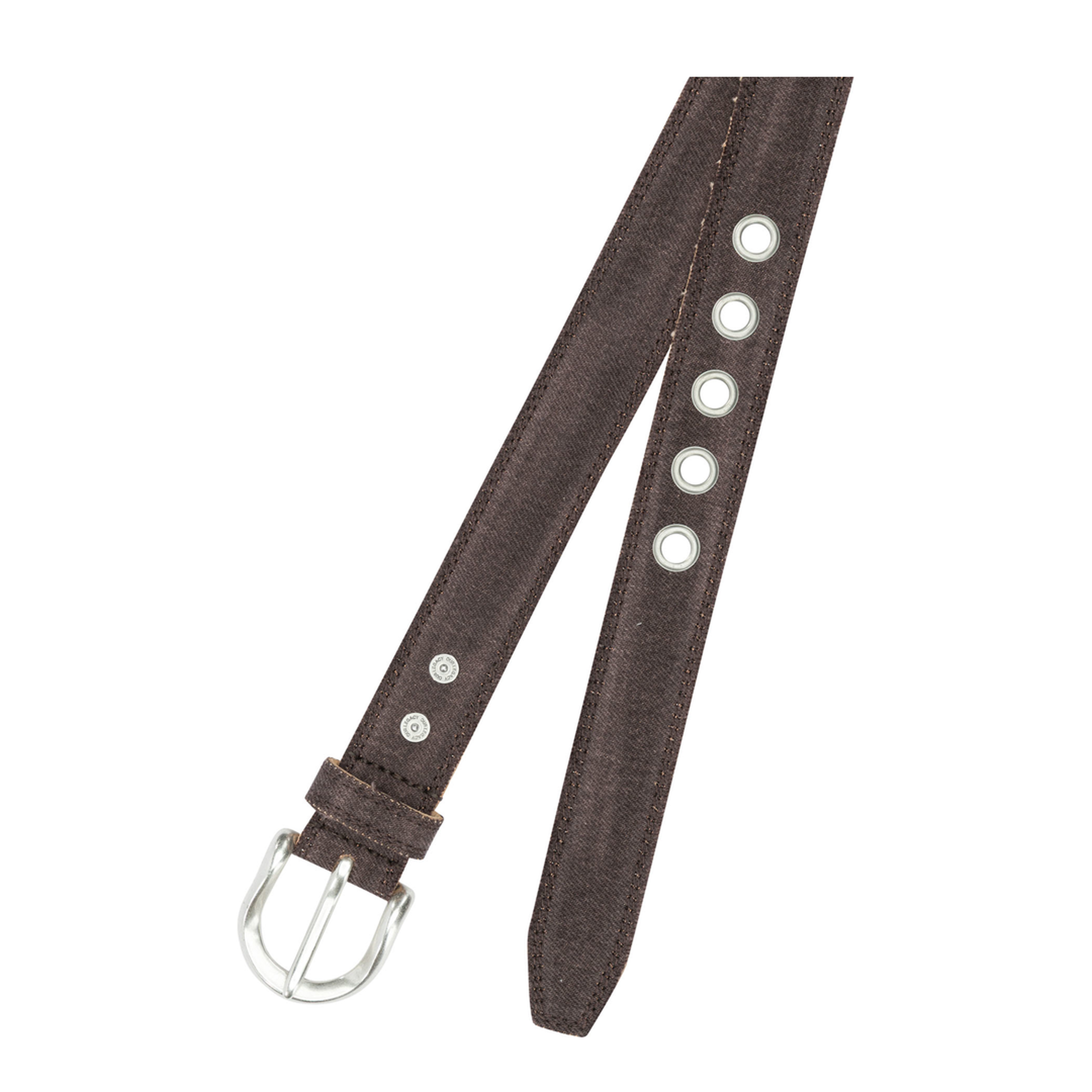 MAYFEYR - Our Legacy - Denim And Leather Belt - A2268FMCHOCO
