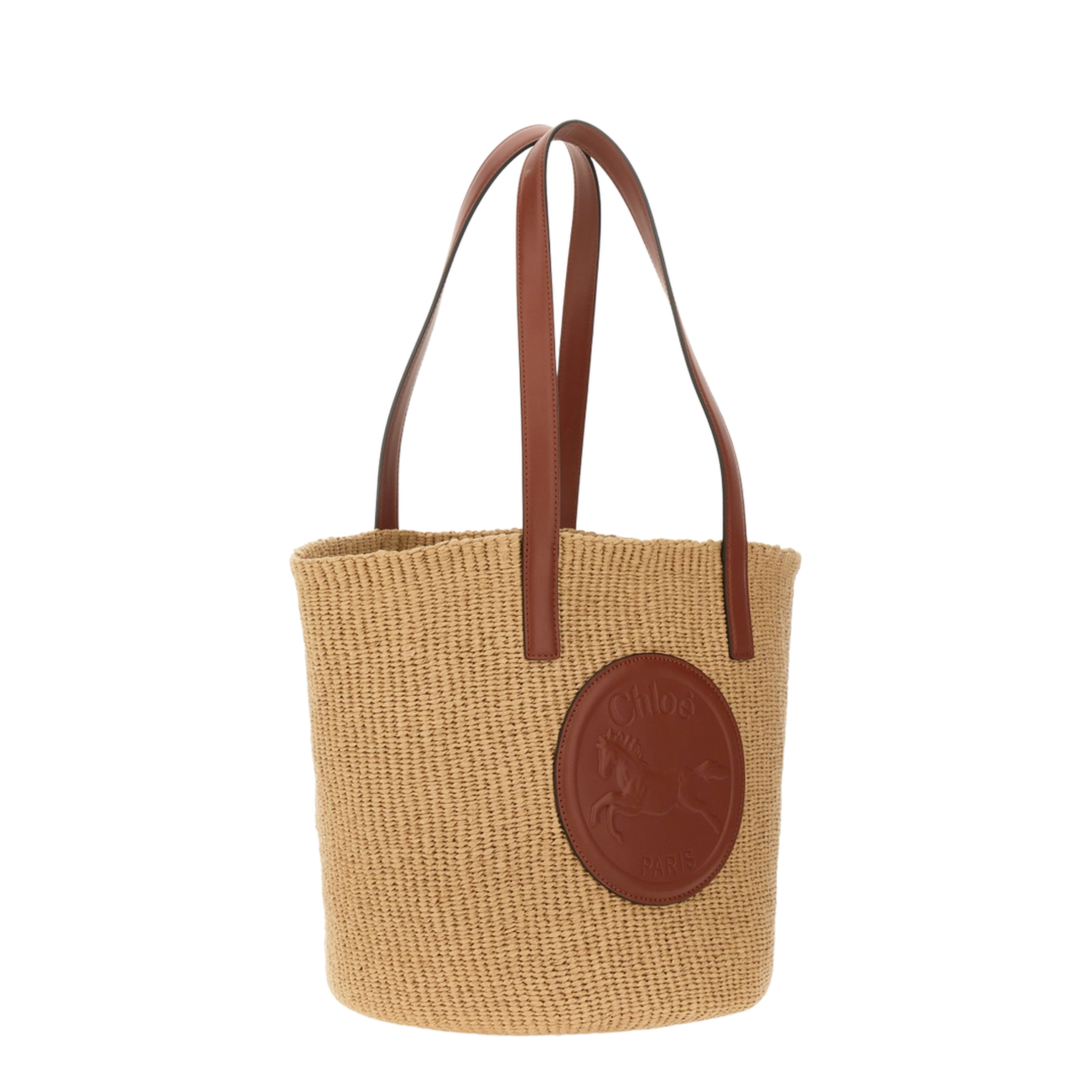 Beige Horse Medal Basket