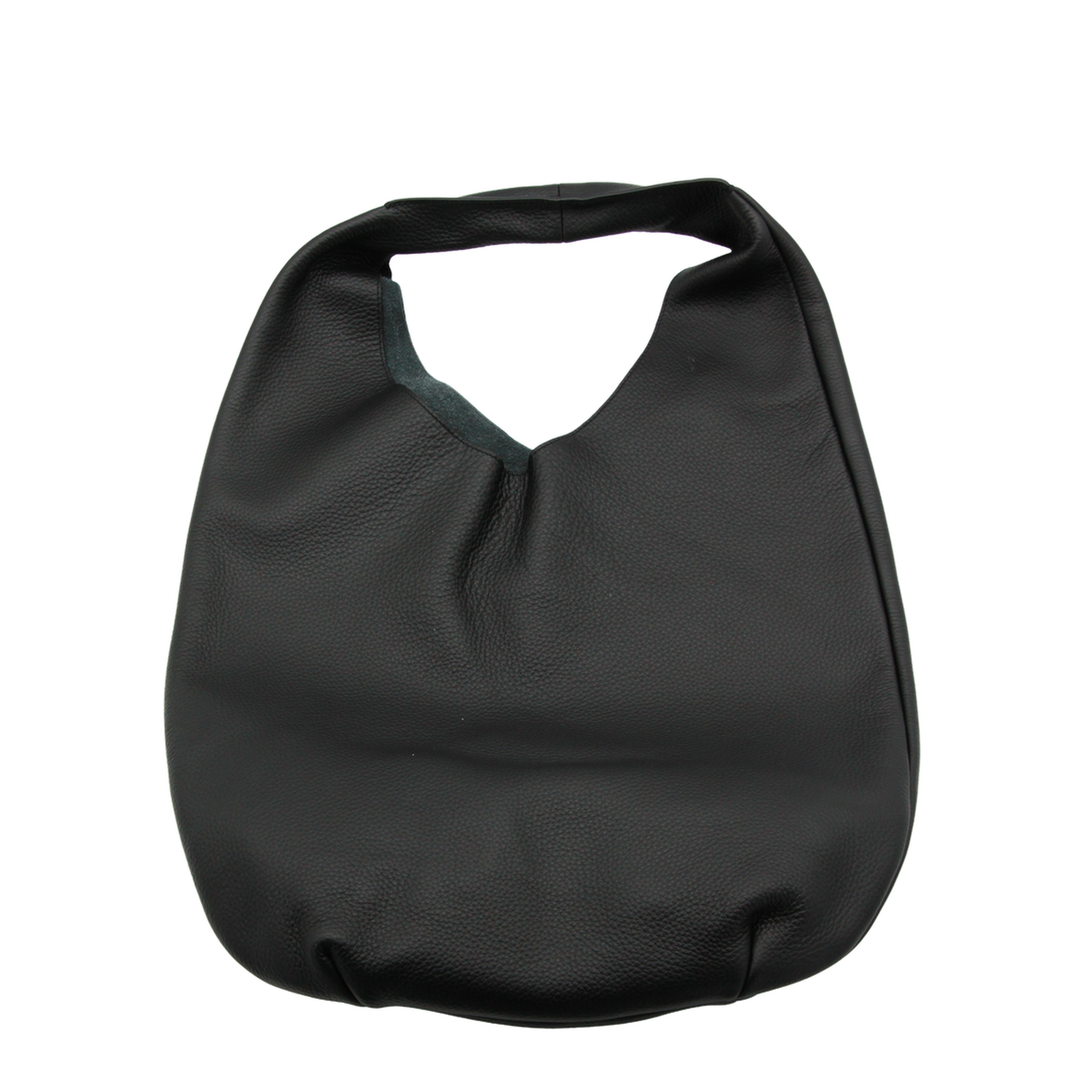 Le Neige Cowhide Leather Tote Bag - Noir