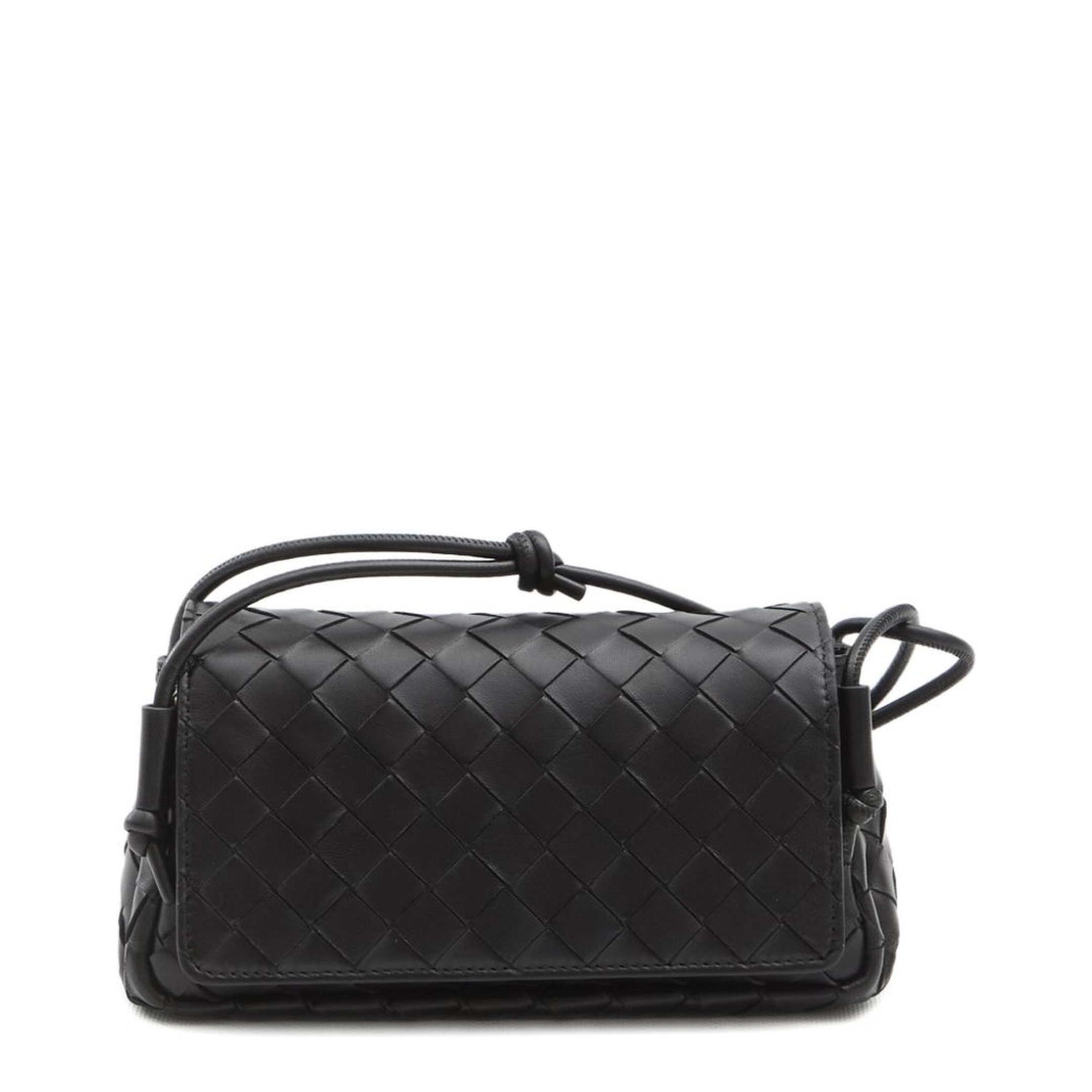 Messenger Bag Intrecciato Black