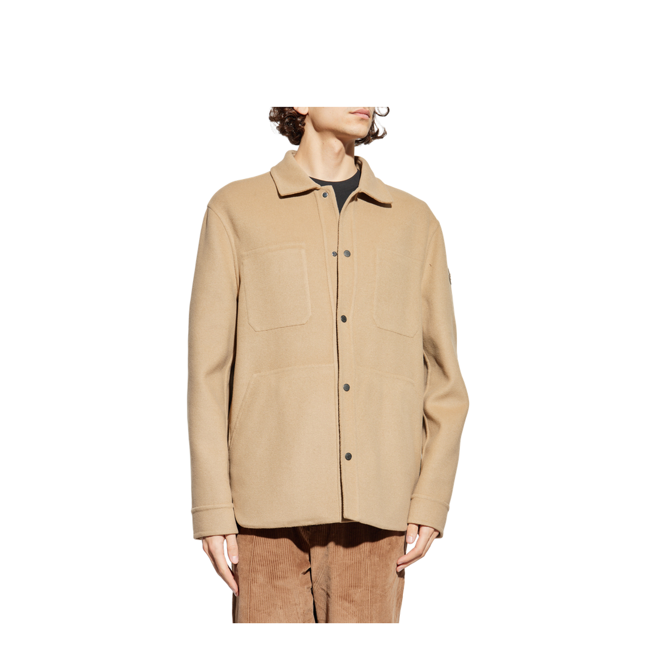 Brown Tagnit Reversible Wool Shirt Jacket