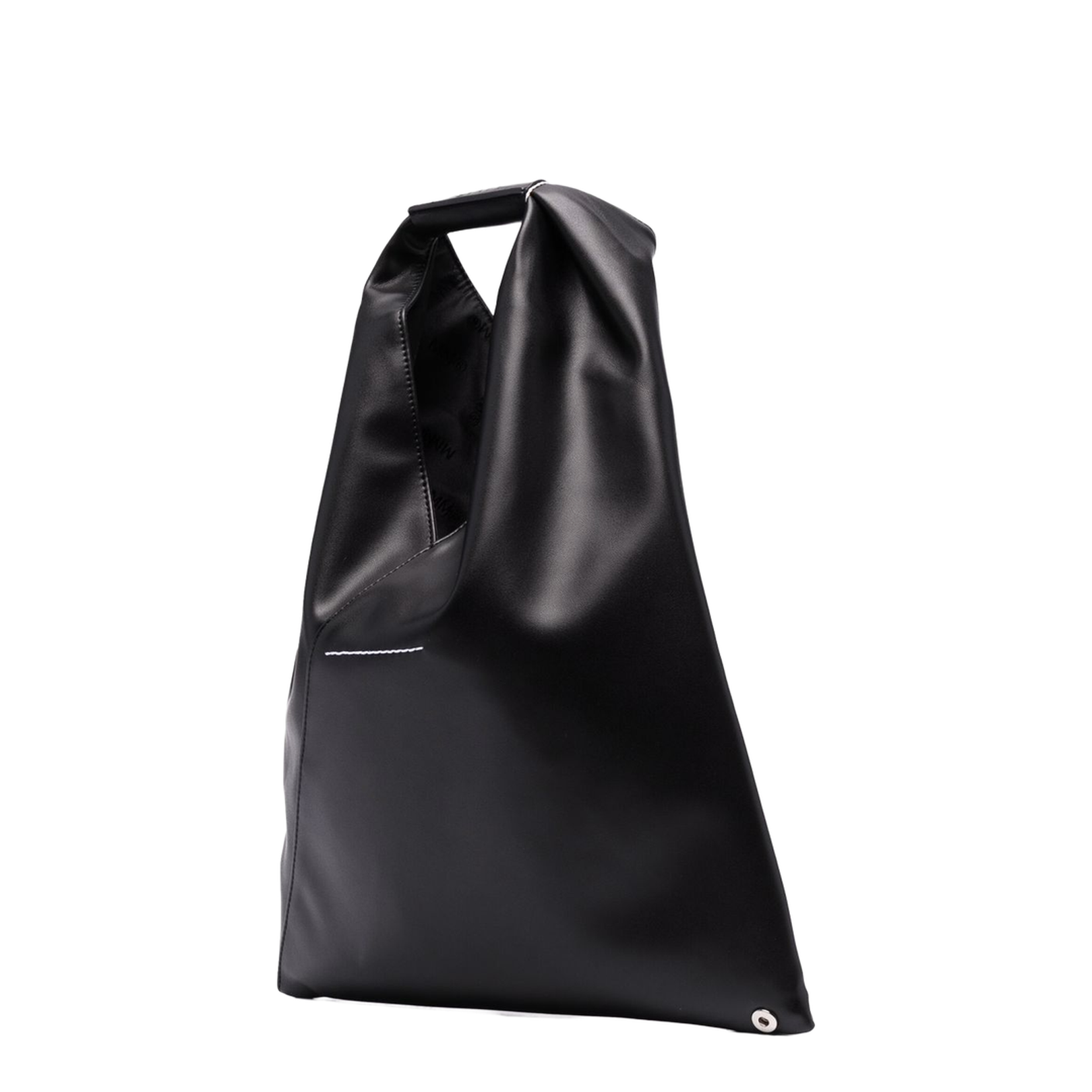 Black PU Leather Japanese Knot Bag