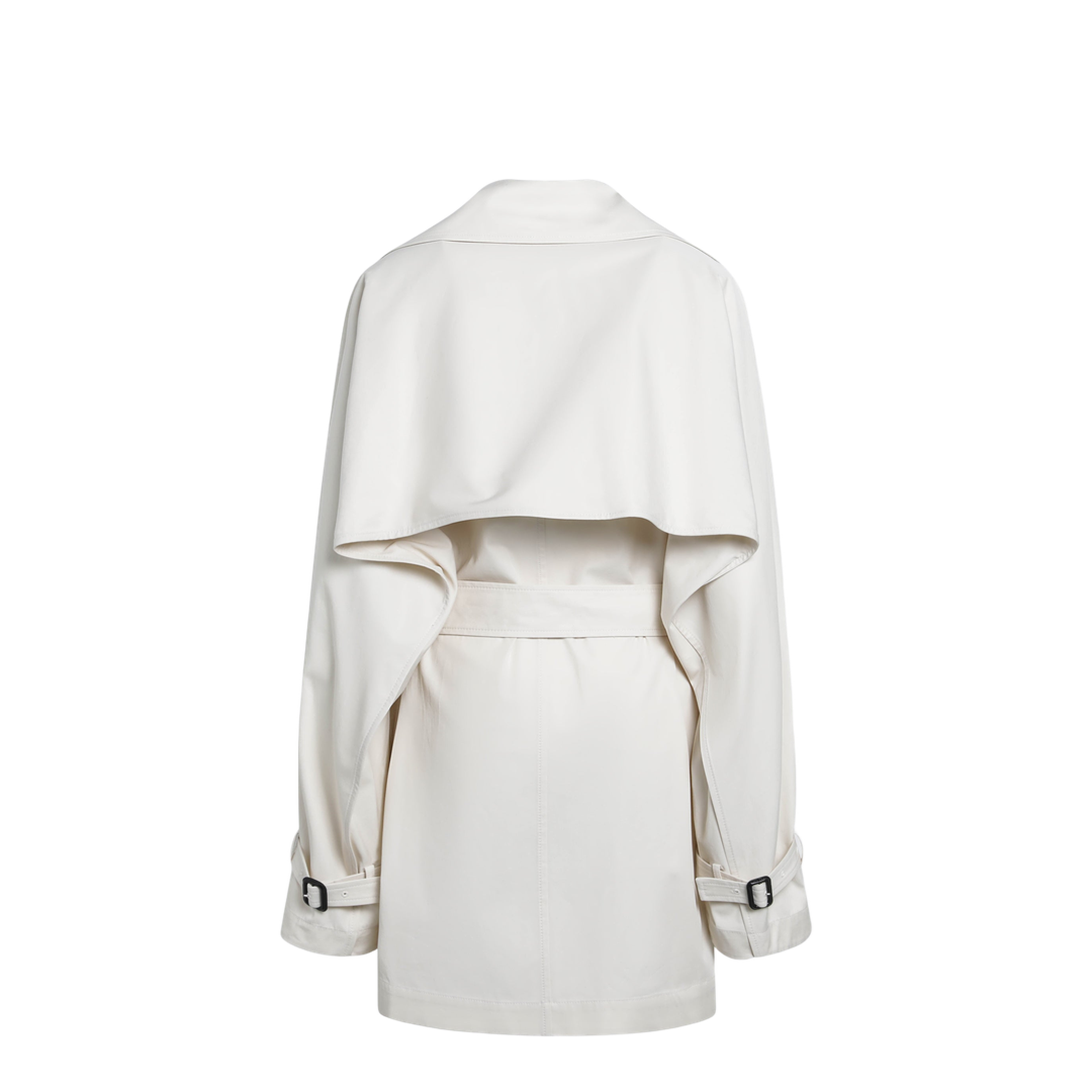 MAYFEYR - Toteme - Ivory Double-Breasted Cotton Trench Coat - 262-WRO0288FB0605009