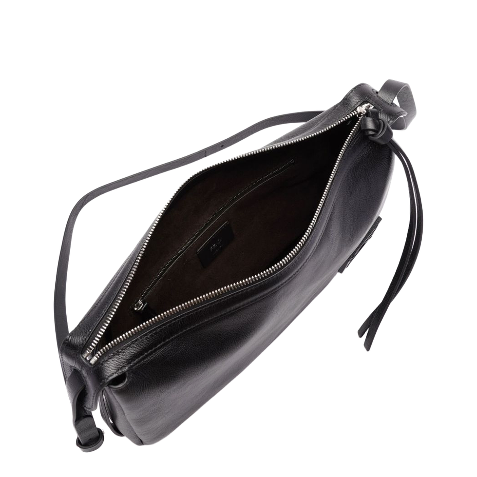 Roma Small Leather Crossbody Bags - Black