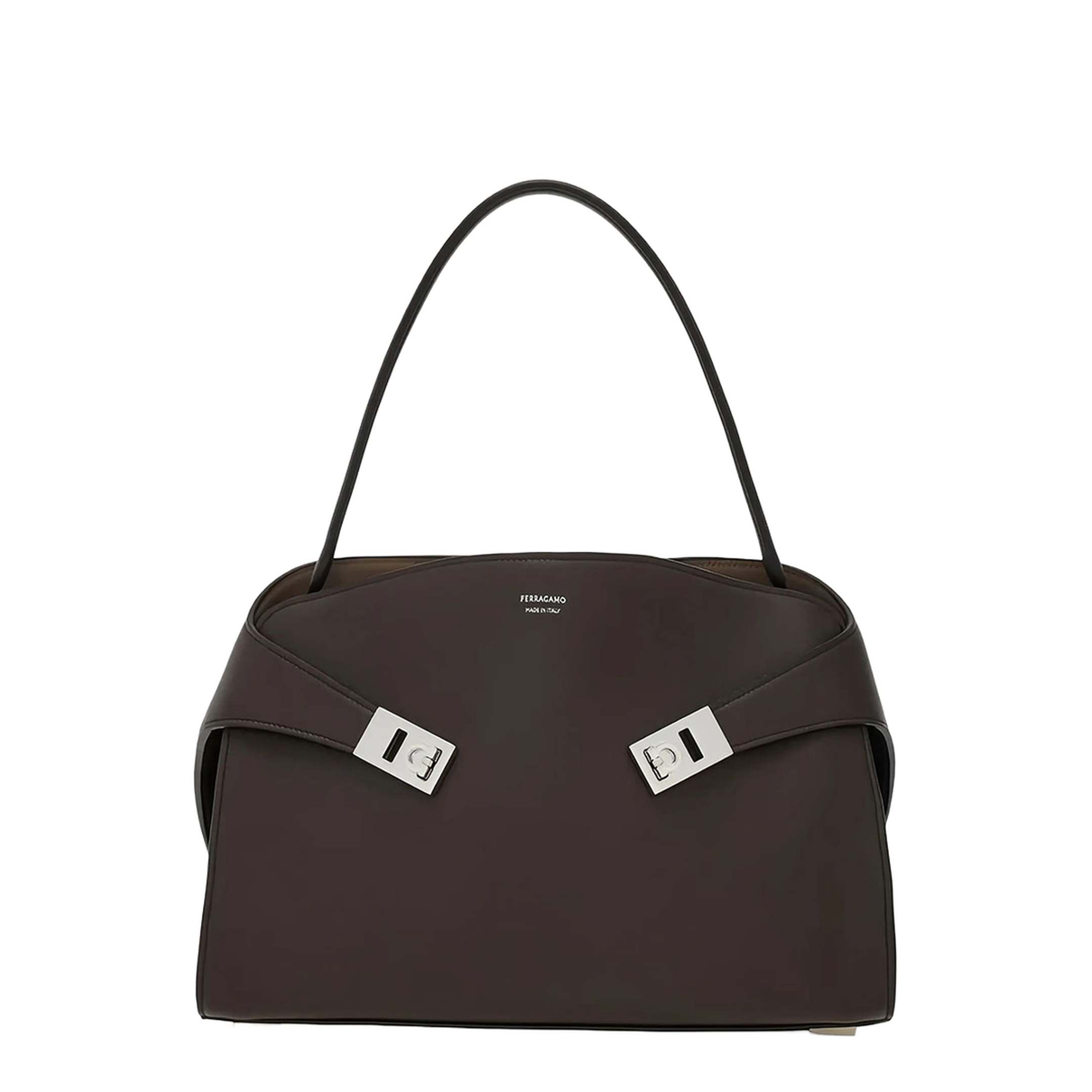 MAYFEYR - Ferragamo - Hug Soft Medium Shoulder Bag - 2198160795204BROWN