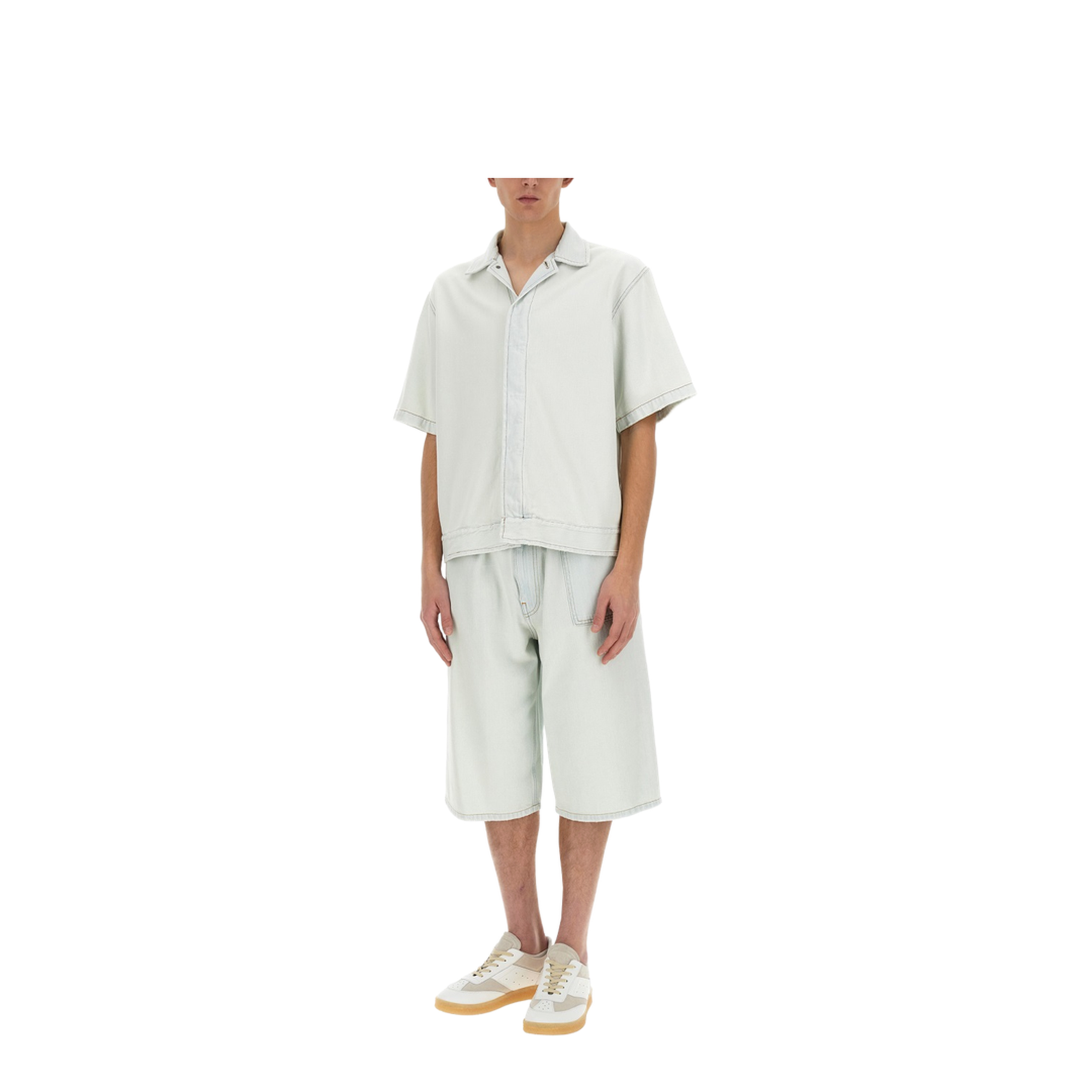 Denim Bermuda Shorts