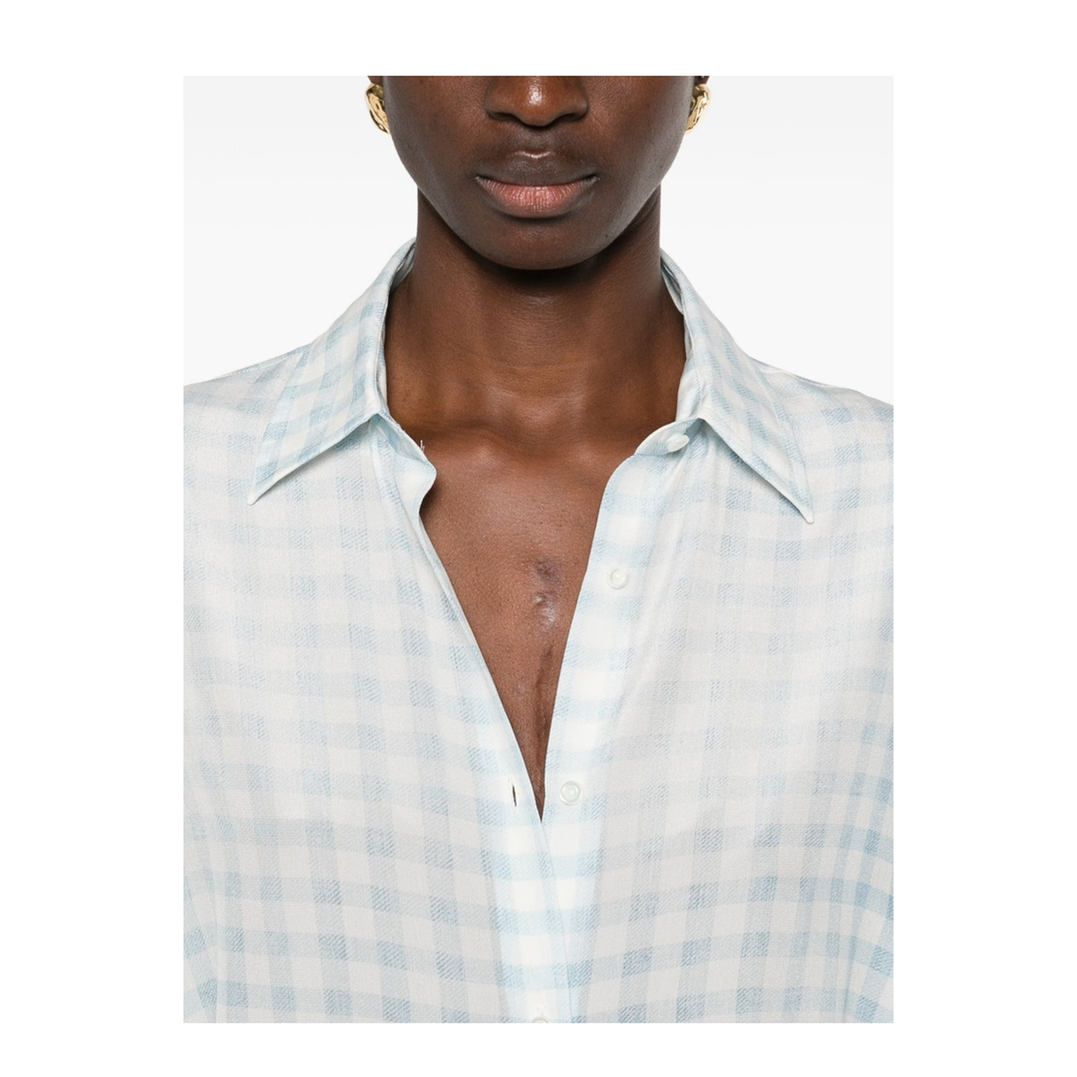 MAYFEYR - Ermanno Scervino - Clear Blue Shirts - D482K348WCFS4816