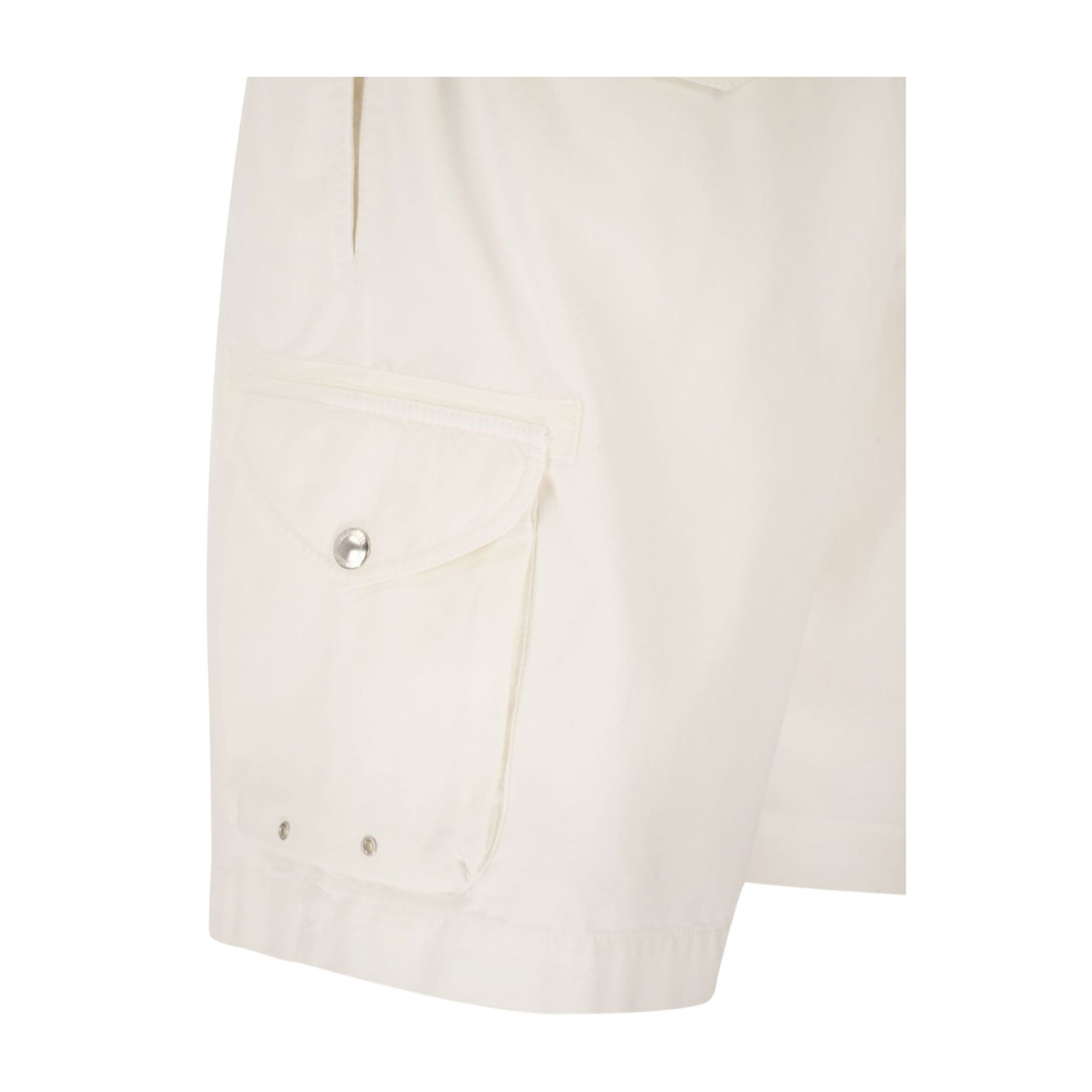 Drawstring Cotton Cargo Shorts