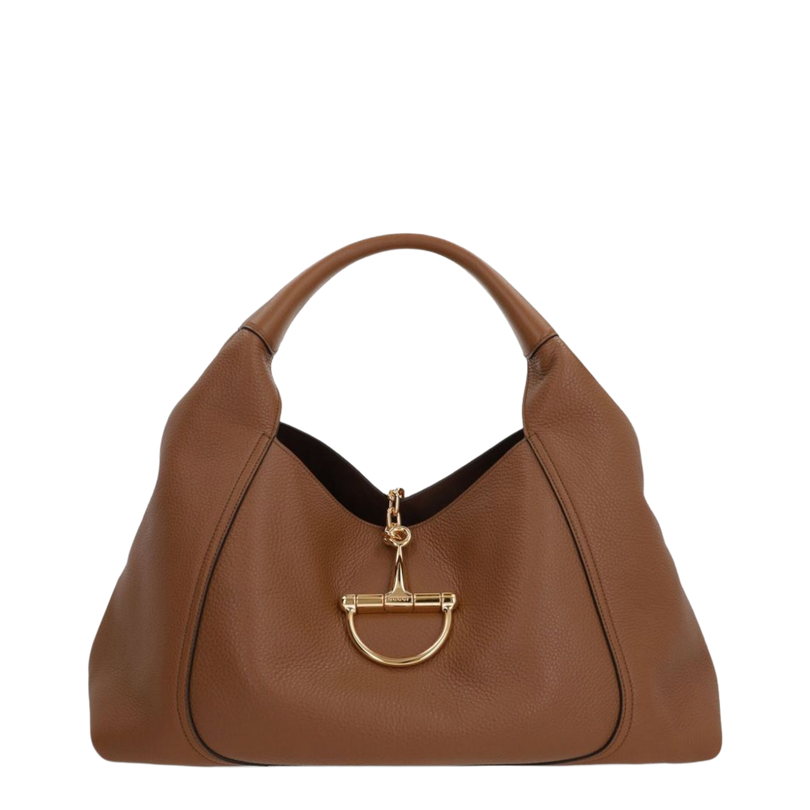 Softbit Maxi Leather Shoulder Bags - Brown