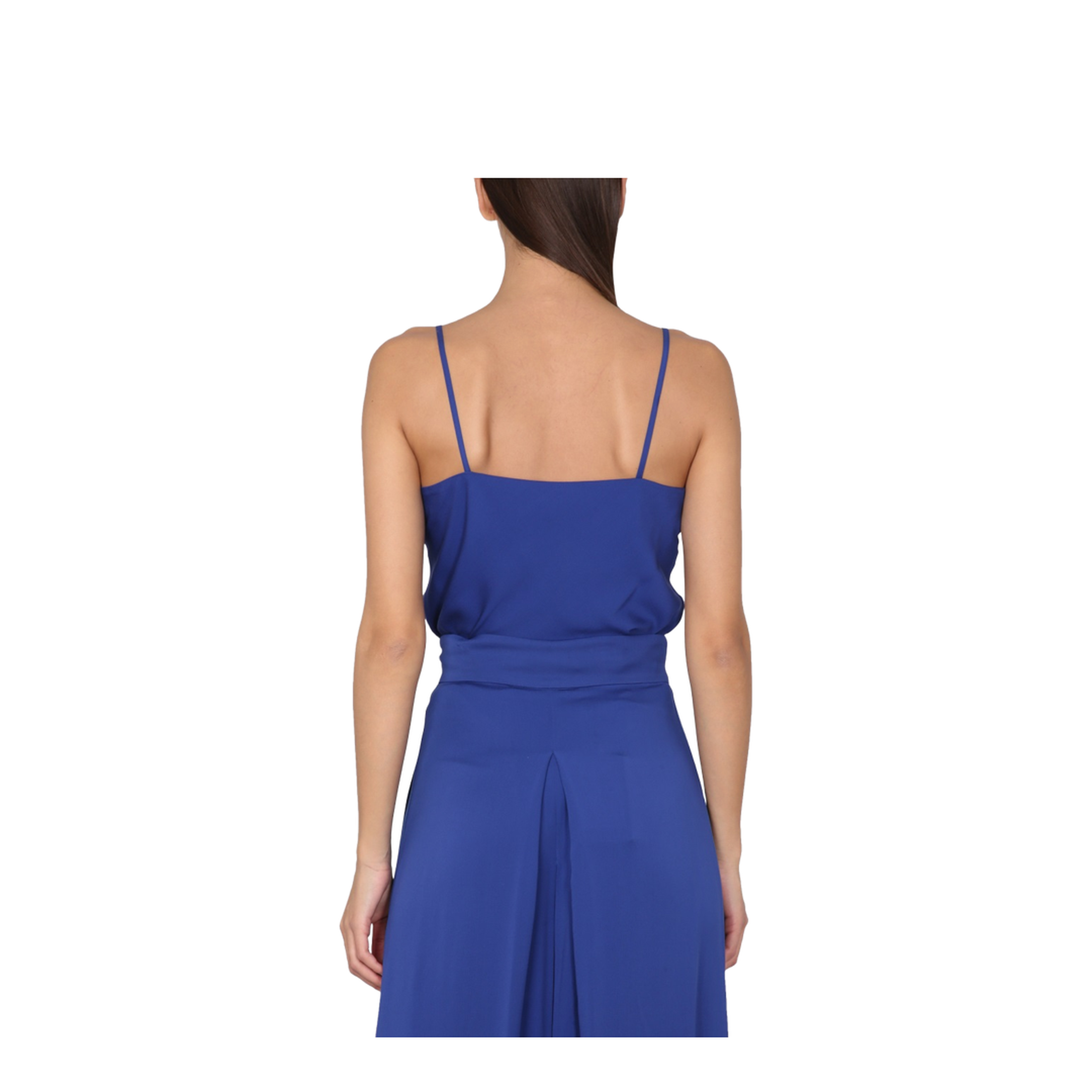 Silk Charmeuse Tuxedo Top