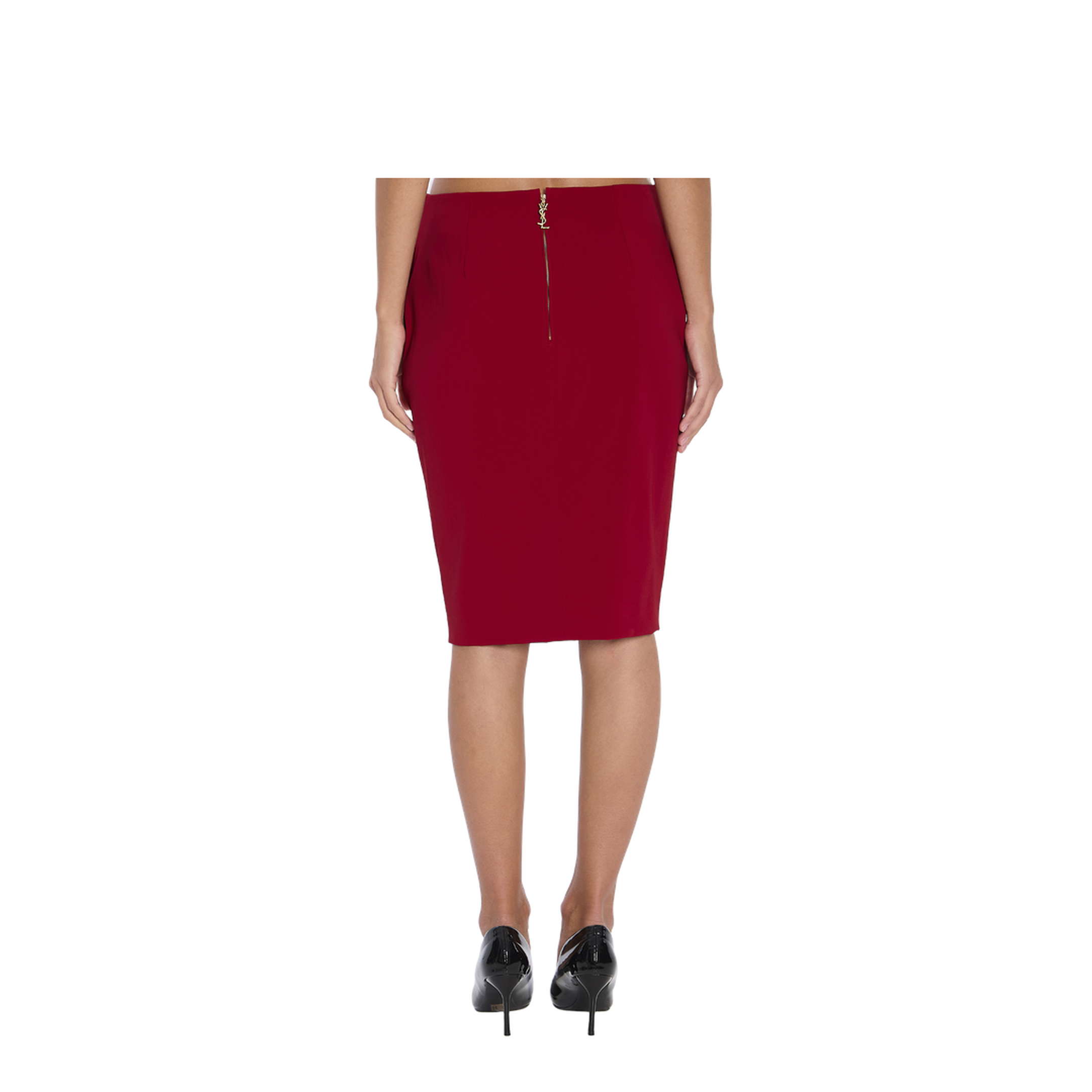 Pencil Skirt in Red