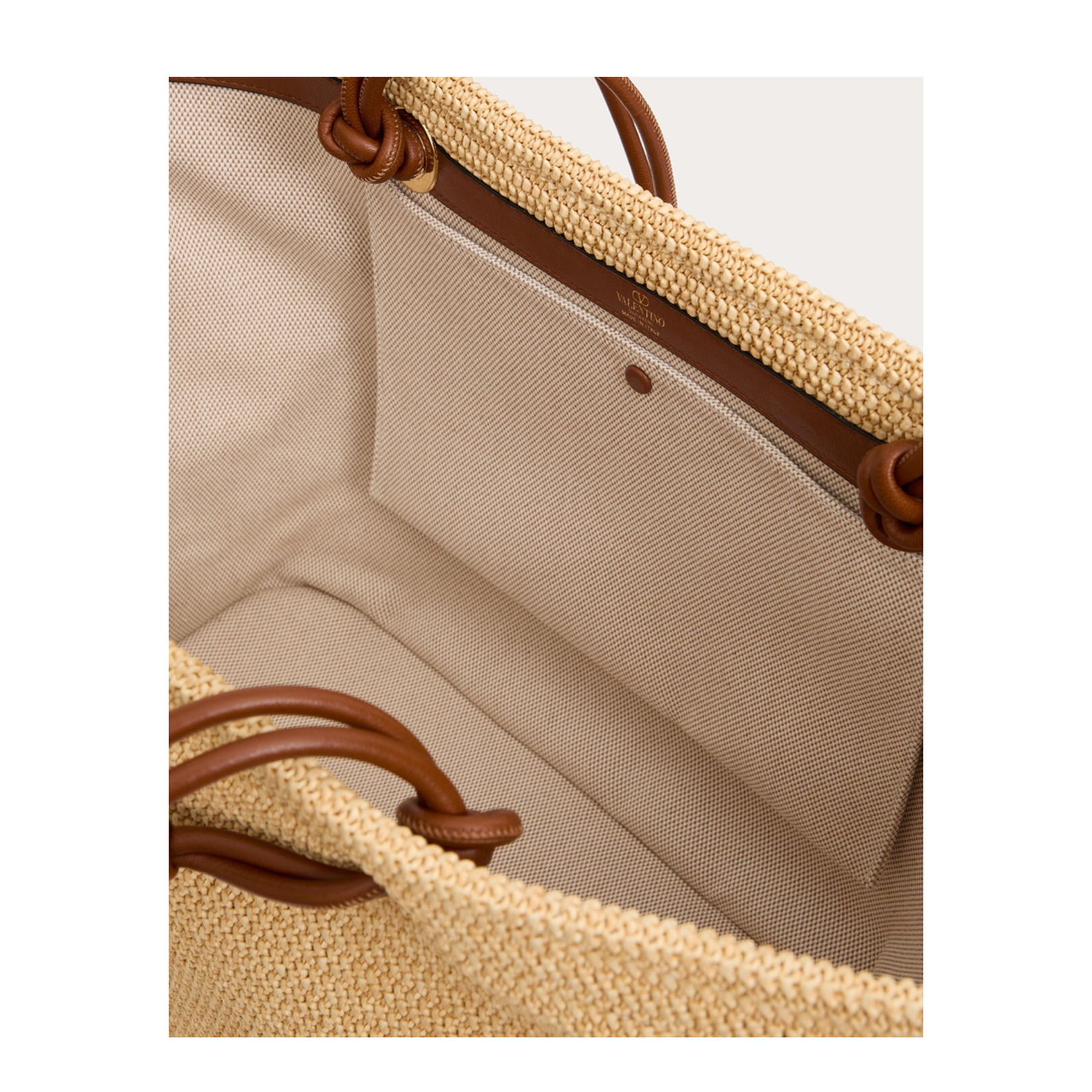 Golden Leather Bag with Sequins and Crystals