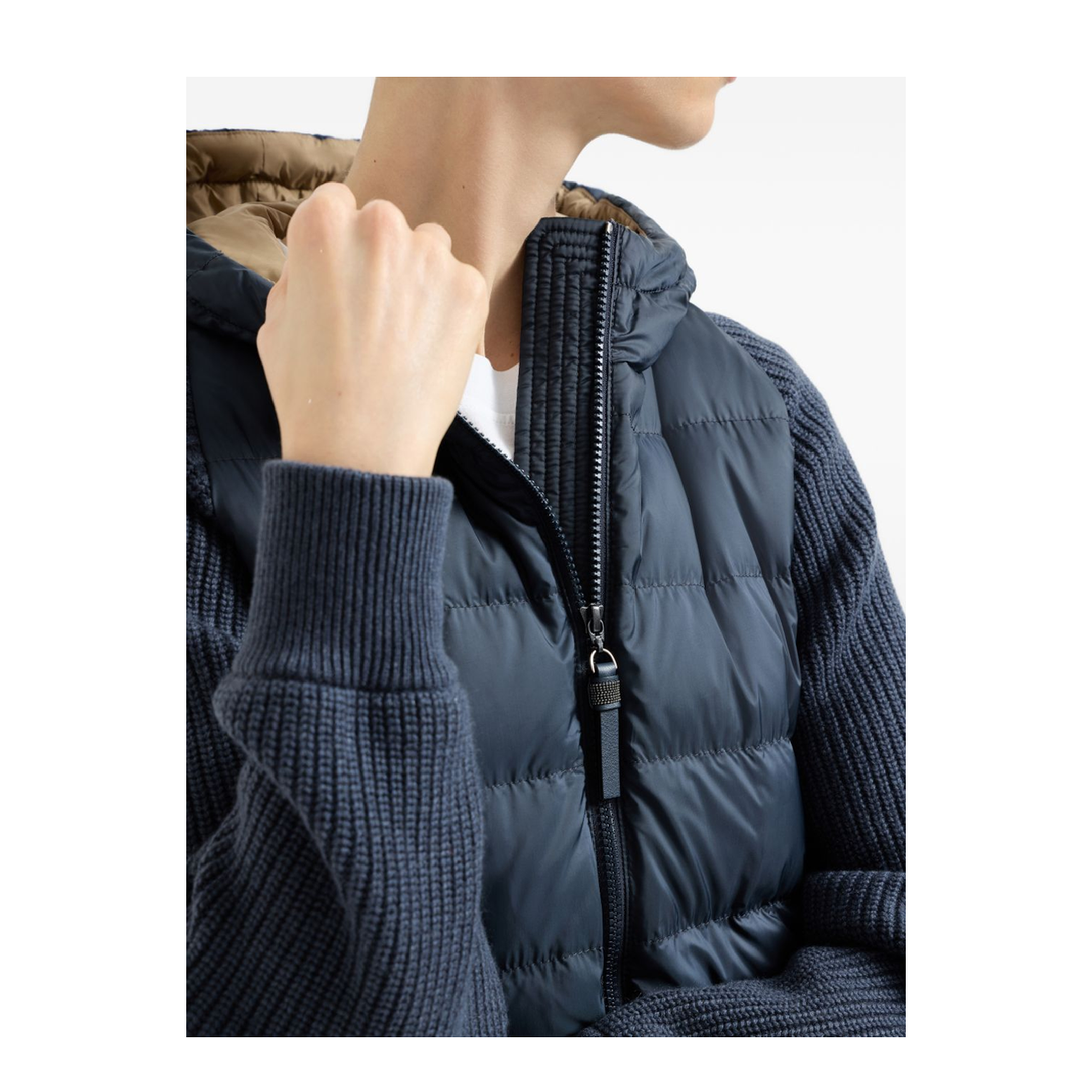 Nylon Short Down Jacket