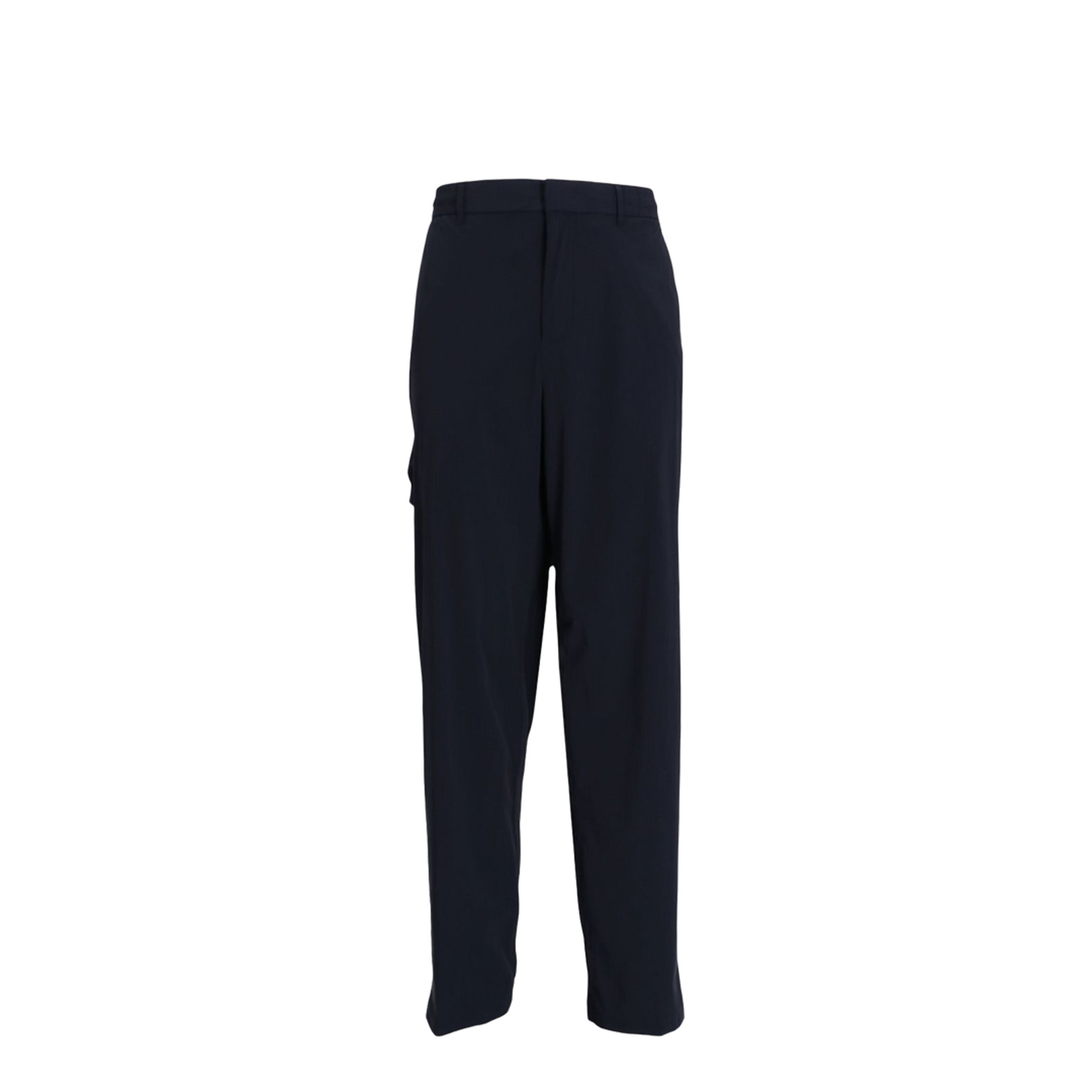 Seersucker Nylon Trousers with Elasticated Back