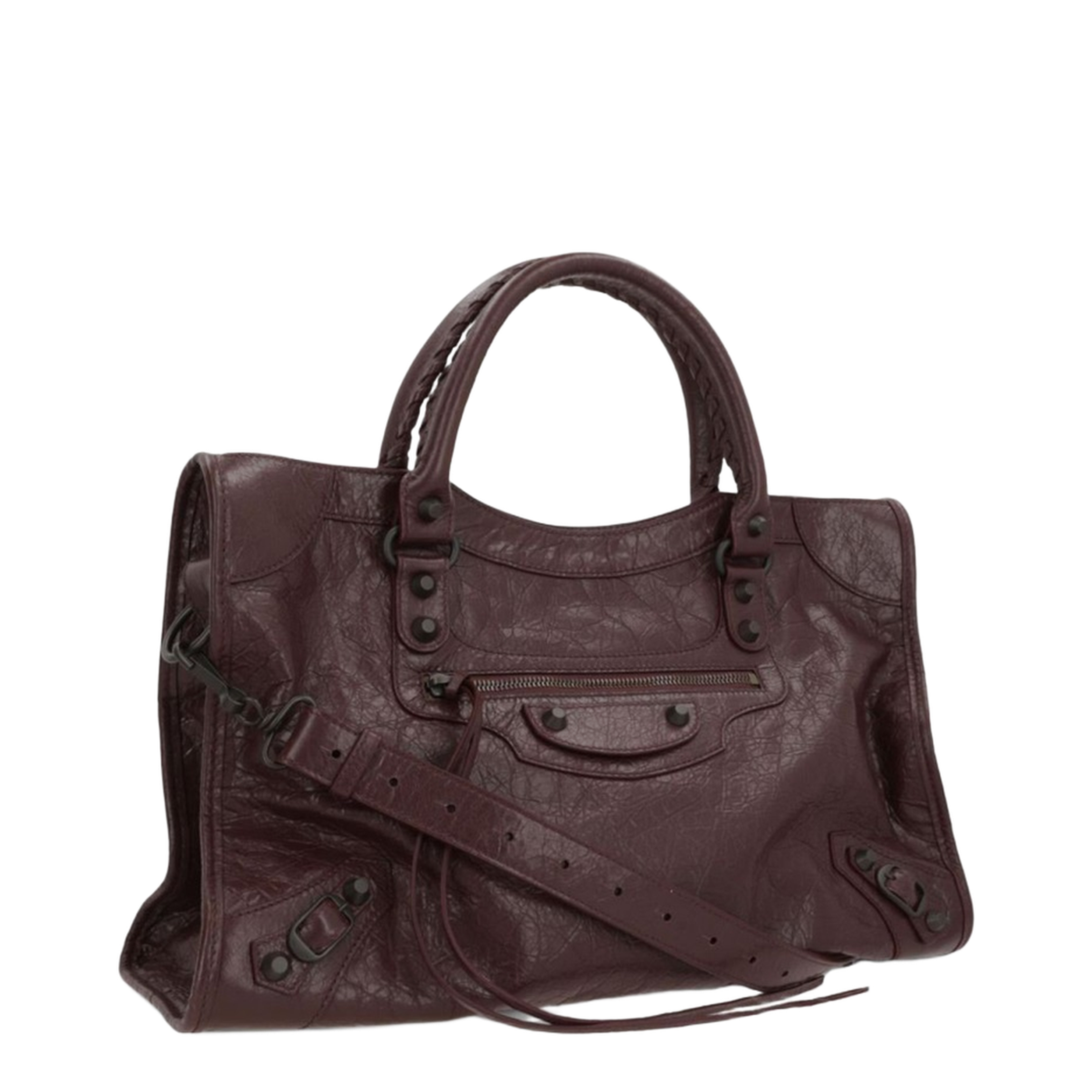 Le City Medium Bag in Dark Burgundy